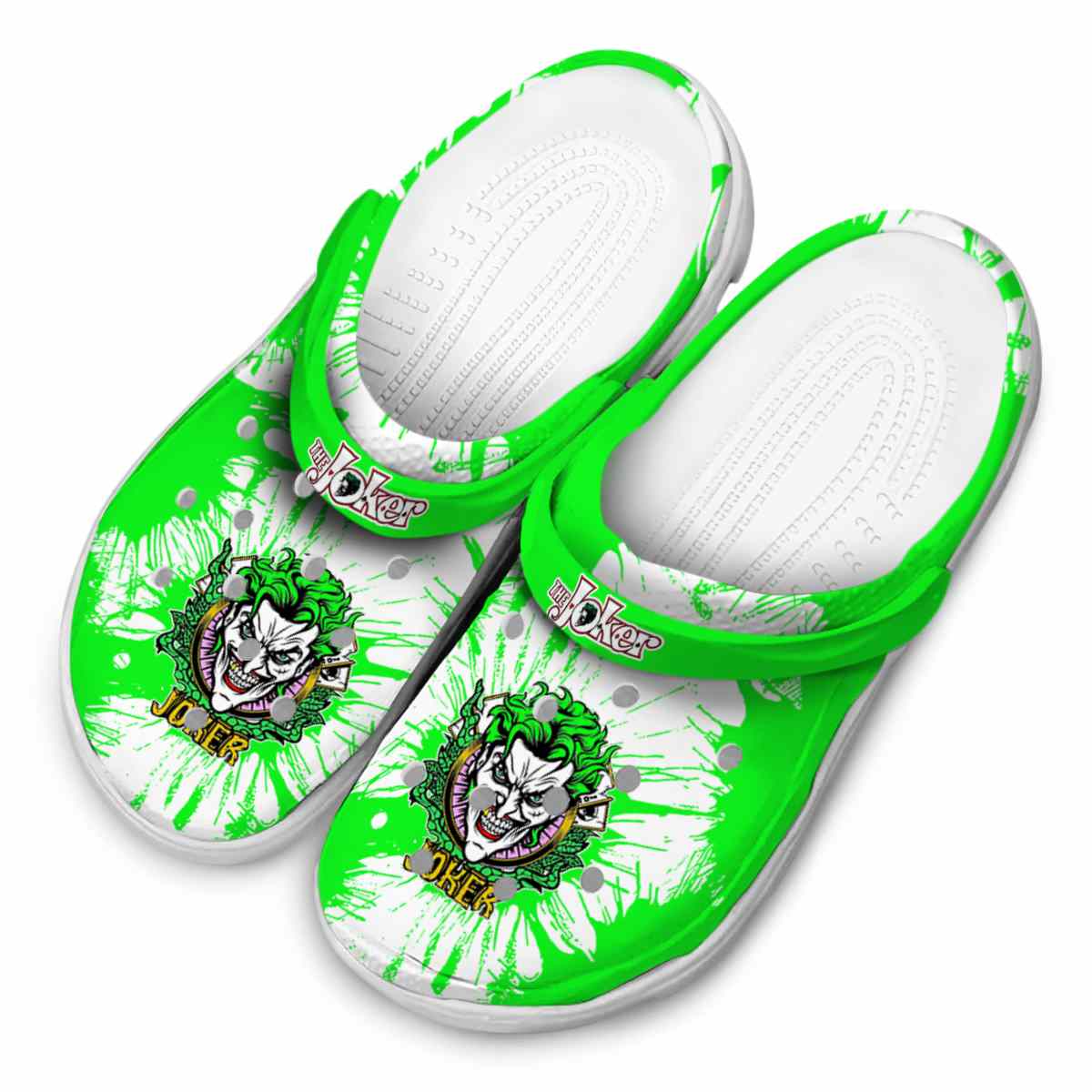 Merchidea Joker Movie Crocs Crocband Clogs Shoes Comfortable For Men Women and Kids