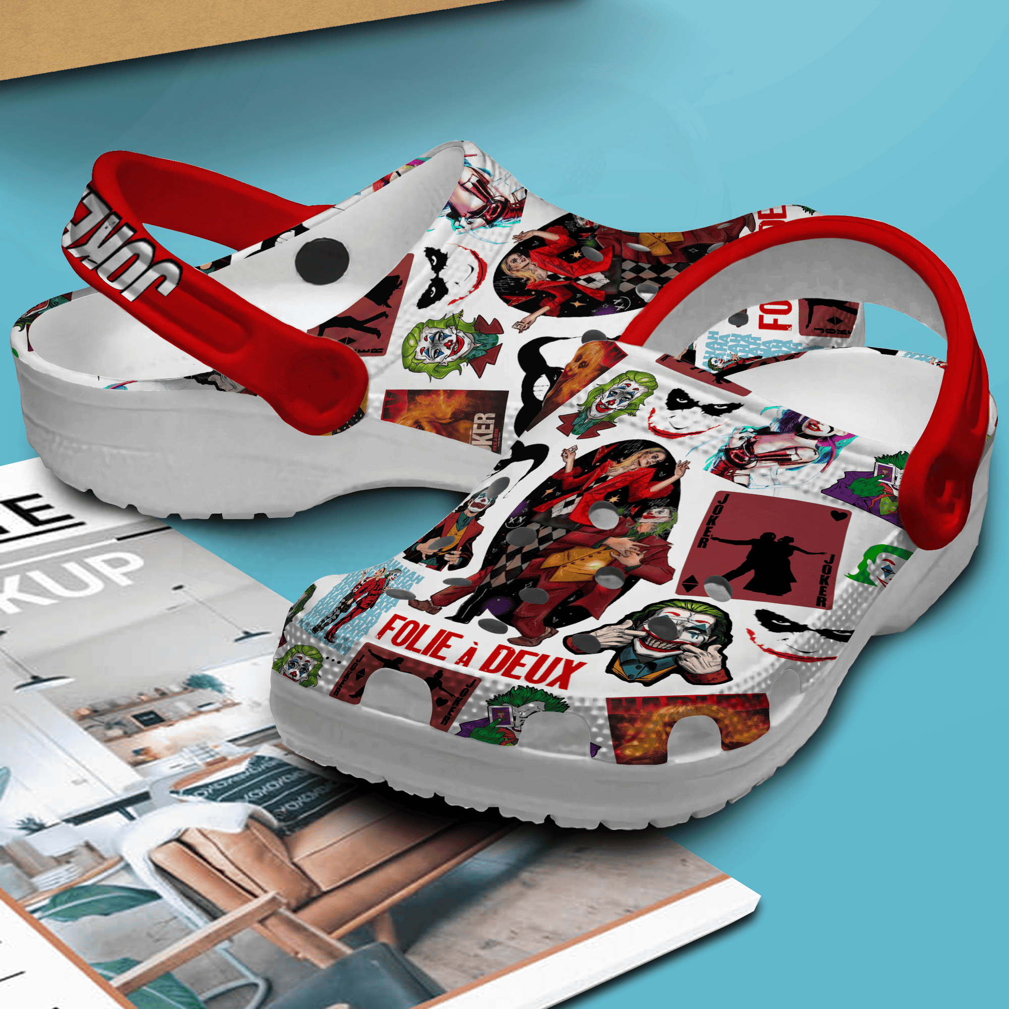 Merchidea Joker Movie Crocs Crocband Clogs Shoes Comfortable For Men Women and Kids