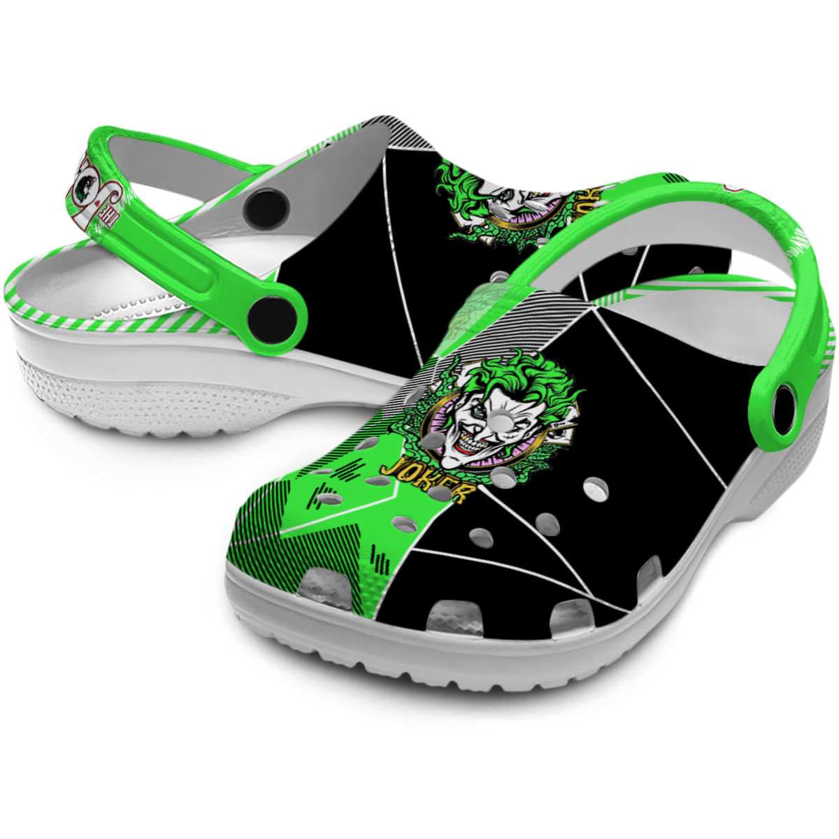 Merchidea Joker Movie Crocs Crocband Clogs Shoes Comfortable For Men Women and Kids