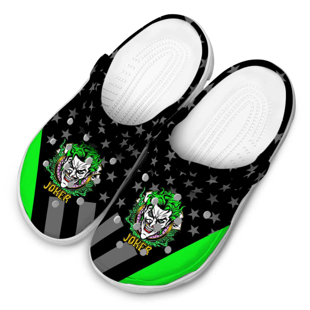 Merchidea Joker Movie Crocs Crocband Clogs Shoes Comfortable For Men Women and Kids