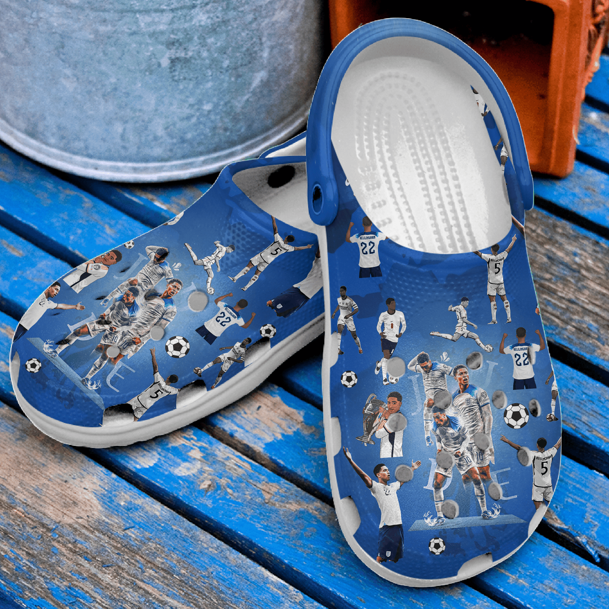 Merchidea Jude Bellingham Sport Crocs Crocband Clogs Shoes Comfortable For Men Women and Kids