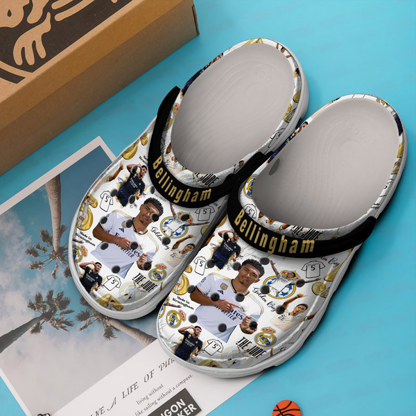 Merchidea Jude Bellingham Sport Crocs Crocband Clogs Shoes Comfortable For Men Women and Kids