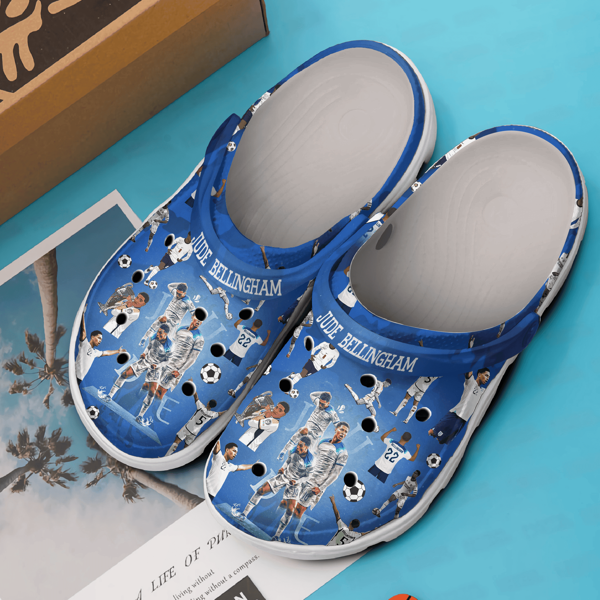 Merchidea Jude Bellingham Sport Crocs Crocband Clogs Shoes Comfortable For Men Women and Kids