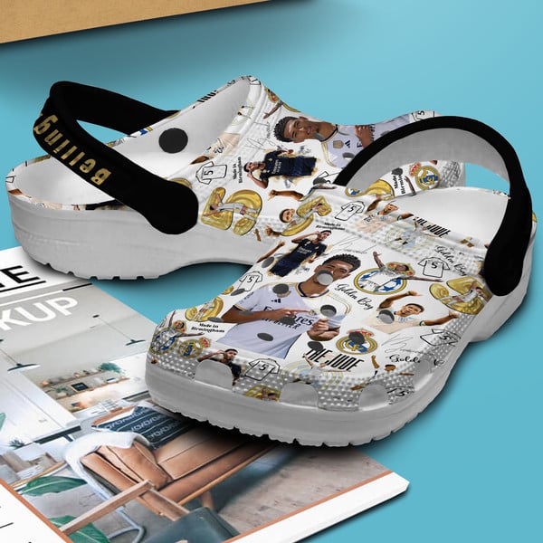 Merchidea Jude Bellingham Sport Crocs Crocband Clogs Shoes Comfortable For Men Women and Kids