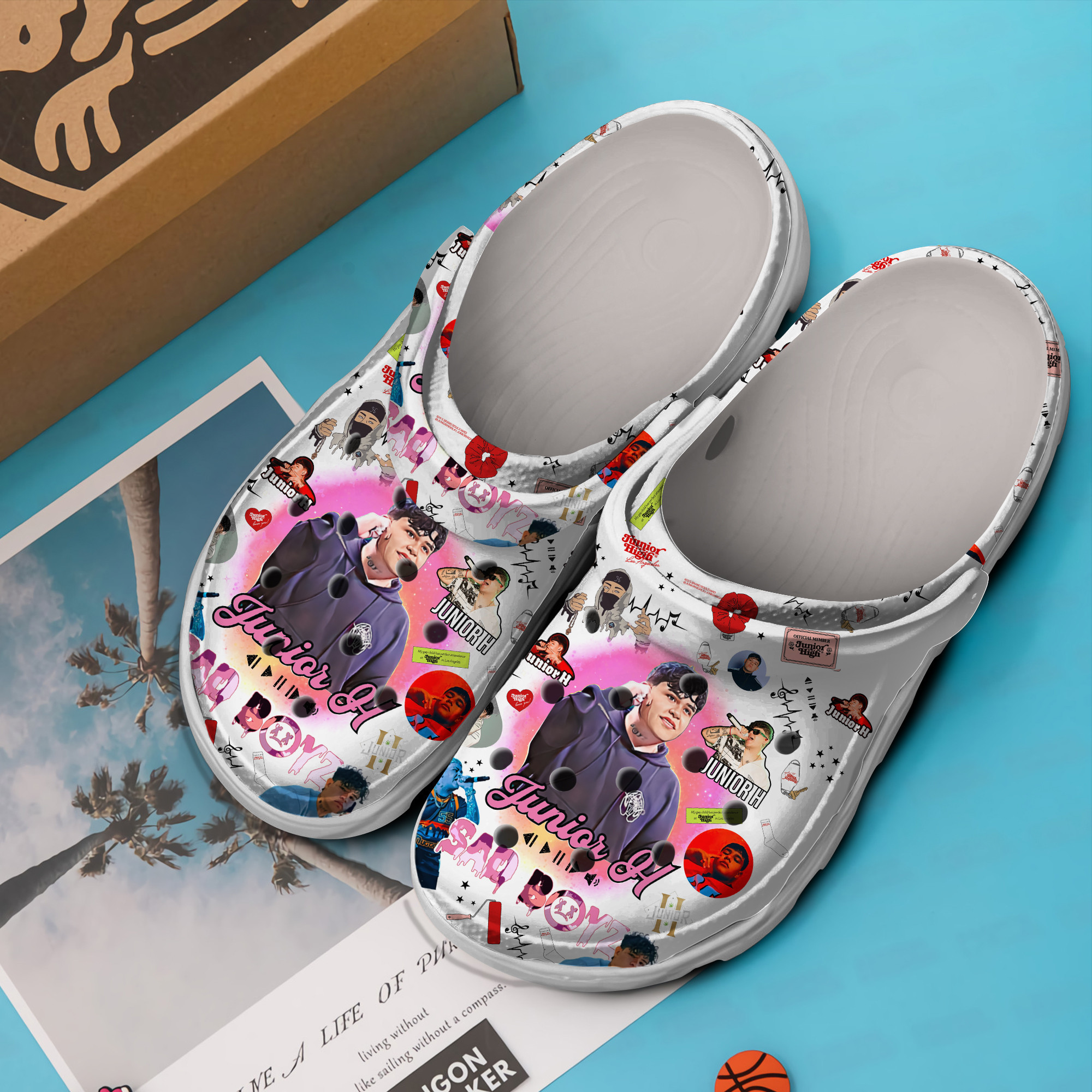 Merchidea Junior H Music Crocs Crocband Clogs Shoes Comfortable For Men Women and Kids