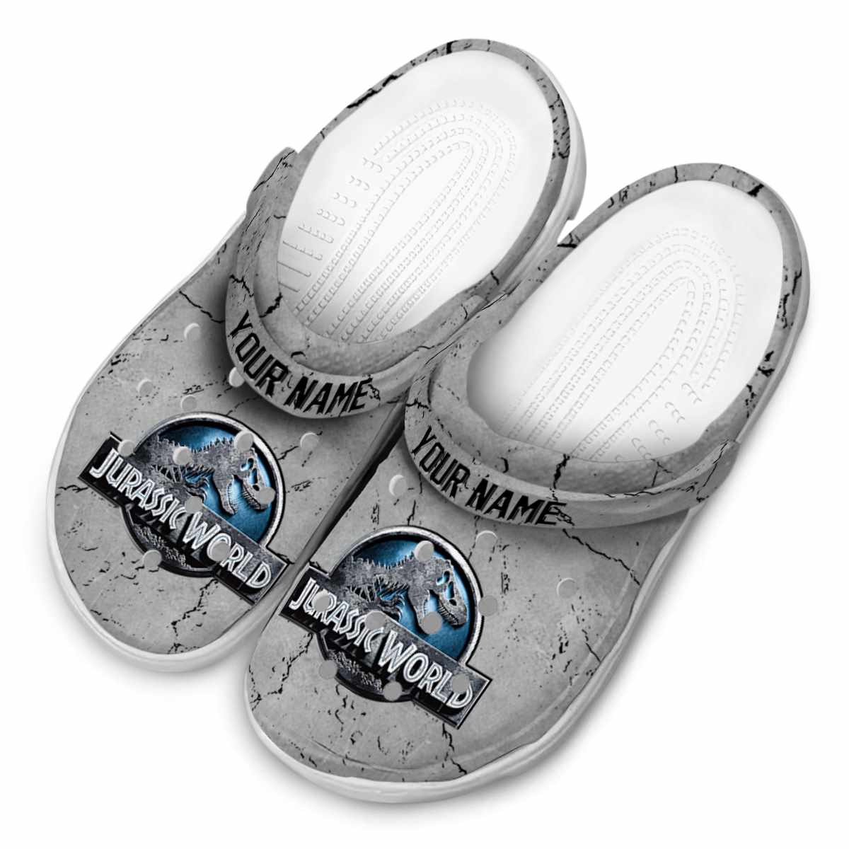 Merchidea Jurassic World Game Crocs Crocband Clogs Shoes Comfortable For Men Women and Kids
