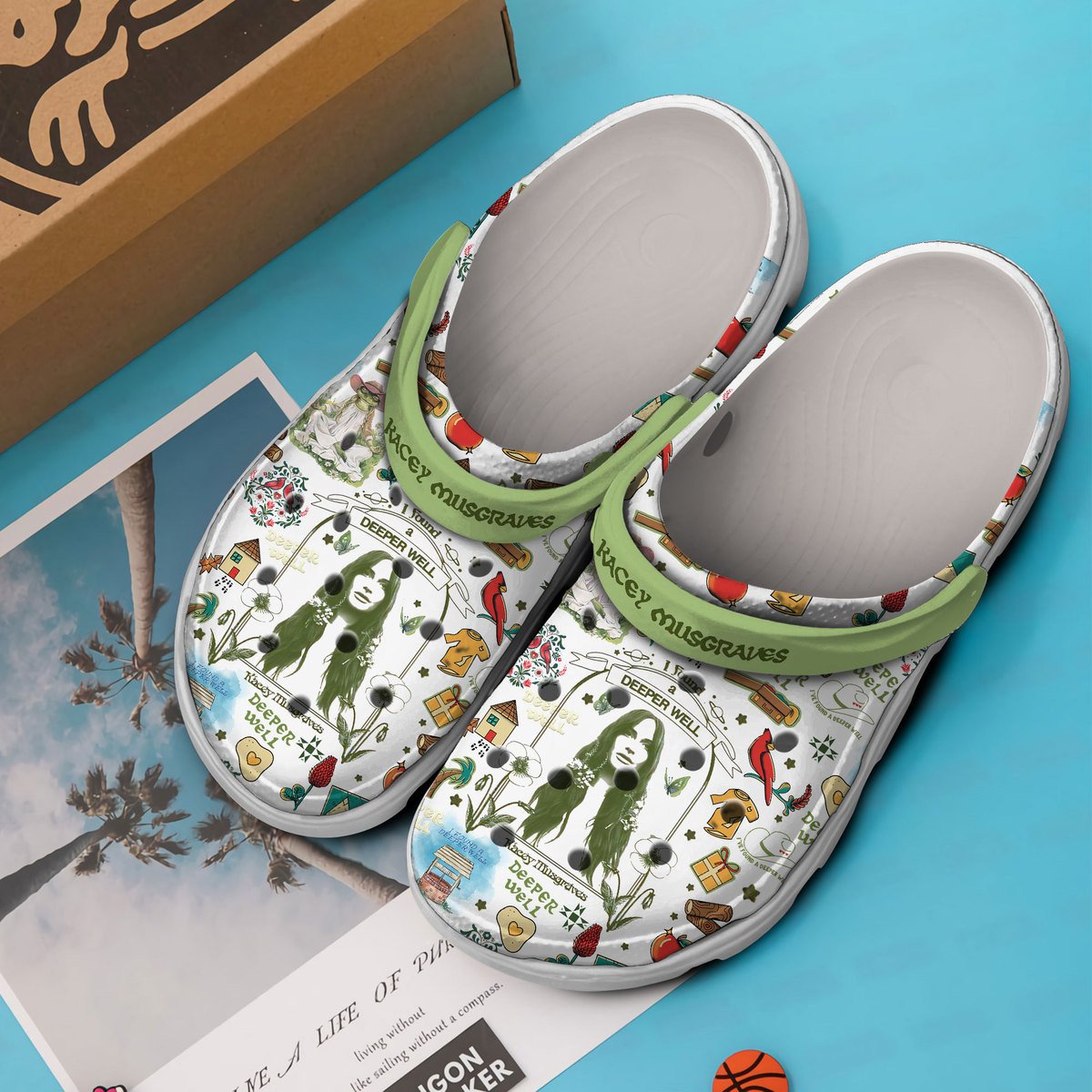 Merchidea Kacey Musgraves Music Crocs Crocband Clogs Shoes Comfortable For Men Women and Kids