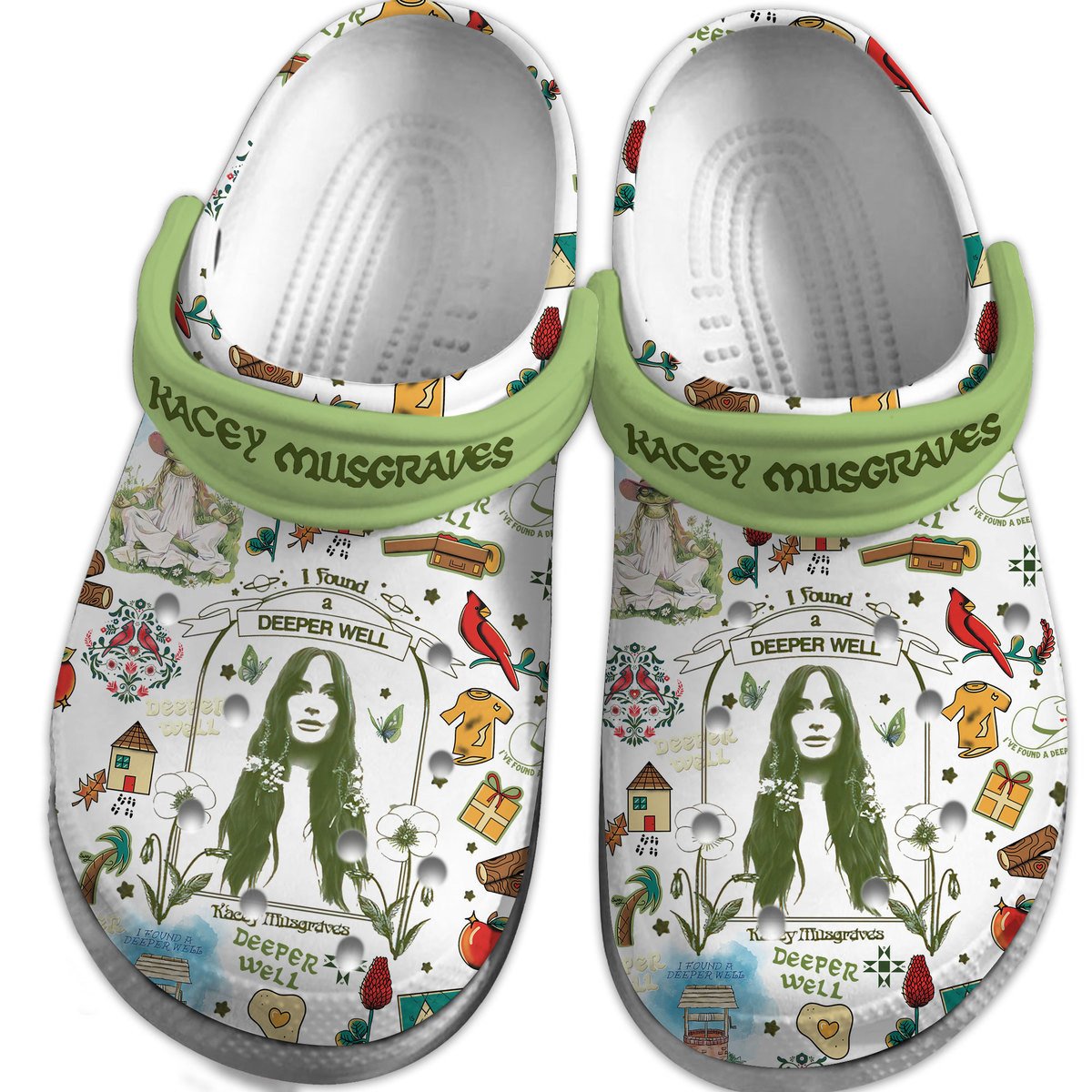 Merchidea Kacey Musgraves Music Crocs Crocband Clogs Shoes Comfortable For Men Women and Kids