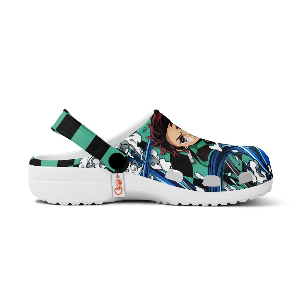Merchidea Kamado Tanjiro Demon Slayer Anime Crocs Crocband Clogs Shoes Comfortable For Men Women and Kids