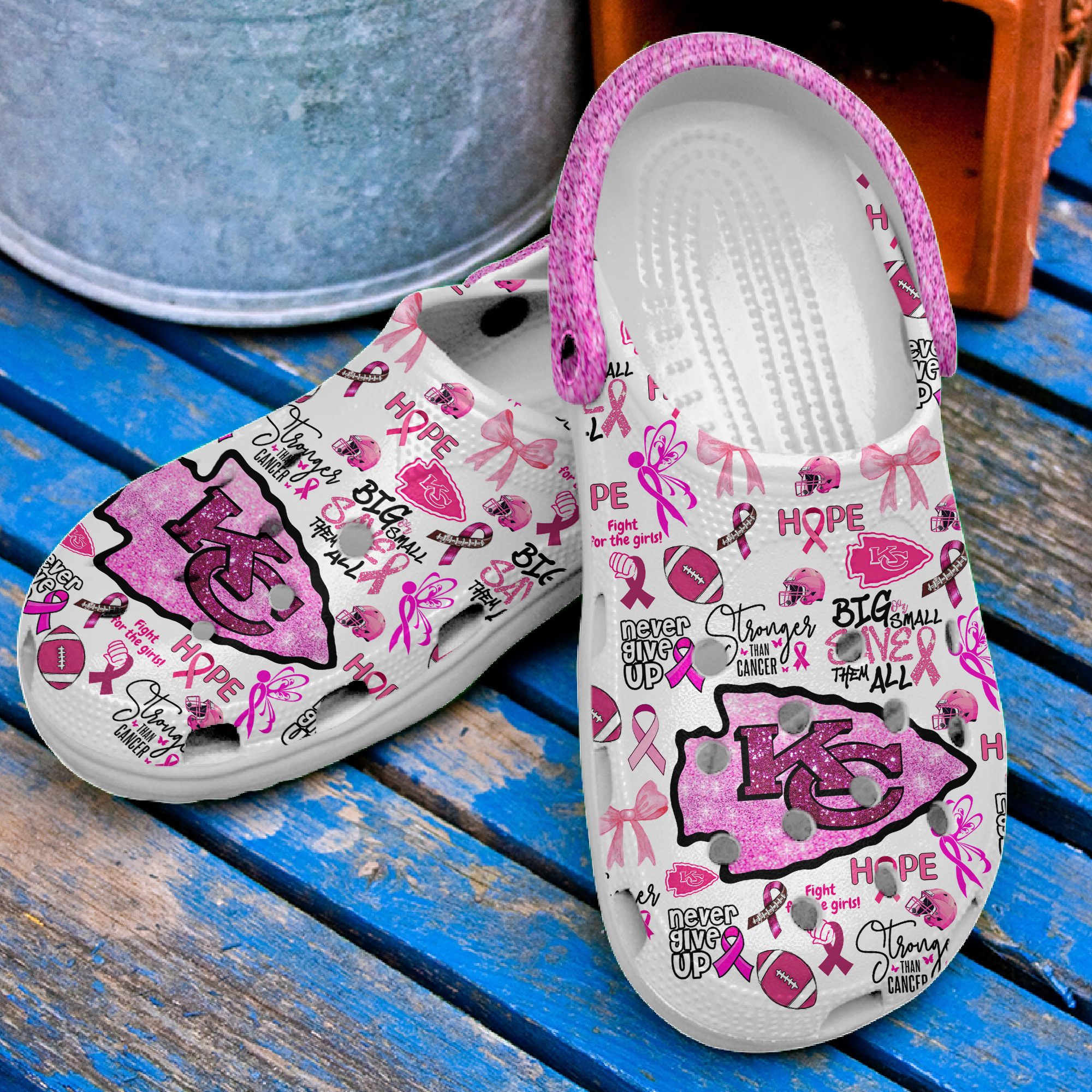 Merchidea Kansas City Chiefs NFL Sport Crocs Crocband Clogs Shoes Comfortable For Men Women and Kids