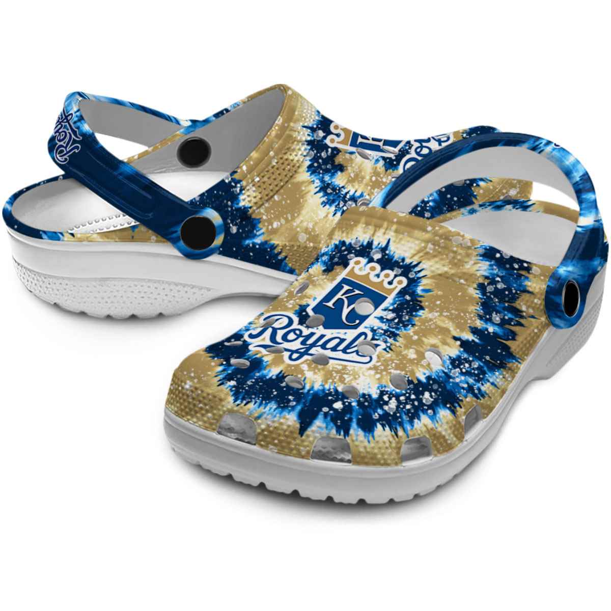 Merchidea Kansas City Royals MLB Sport Crocs Crocband Clogs Shoes Comfortable For Men Women and Kids
