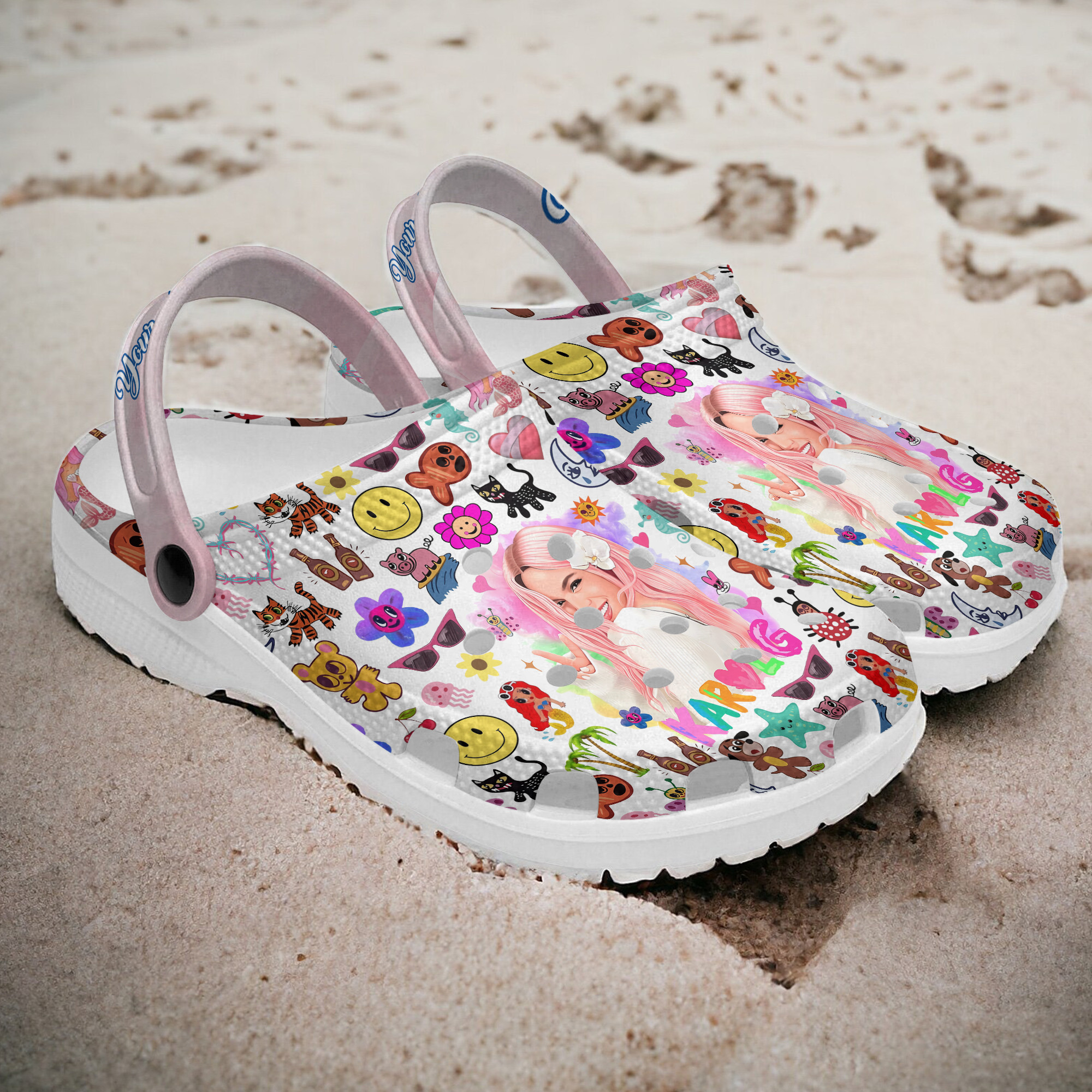 Merchidea Karol G Music Crocs Crocband Clogs Shoes Comfortable For Men Women and Kids