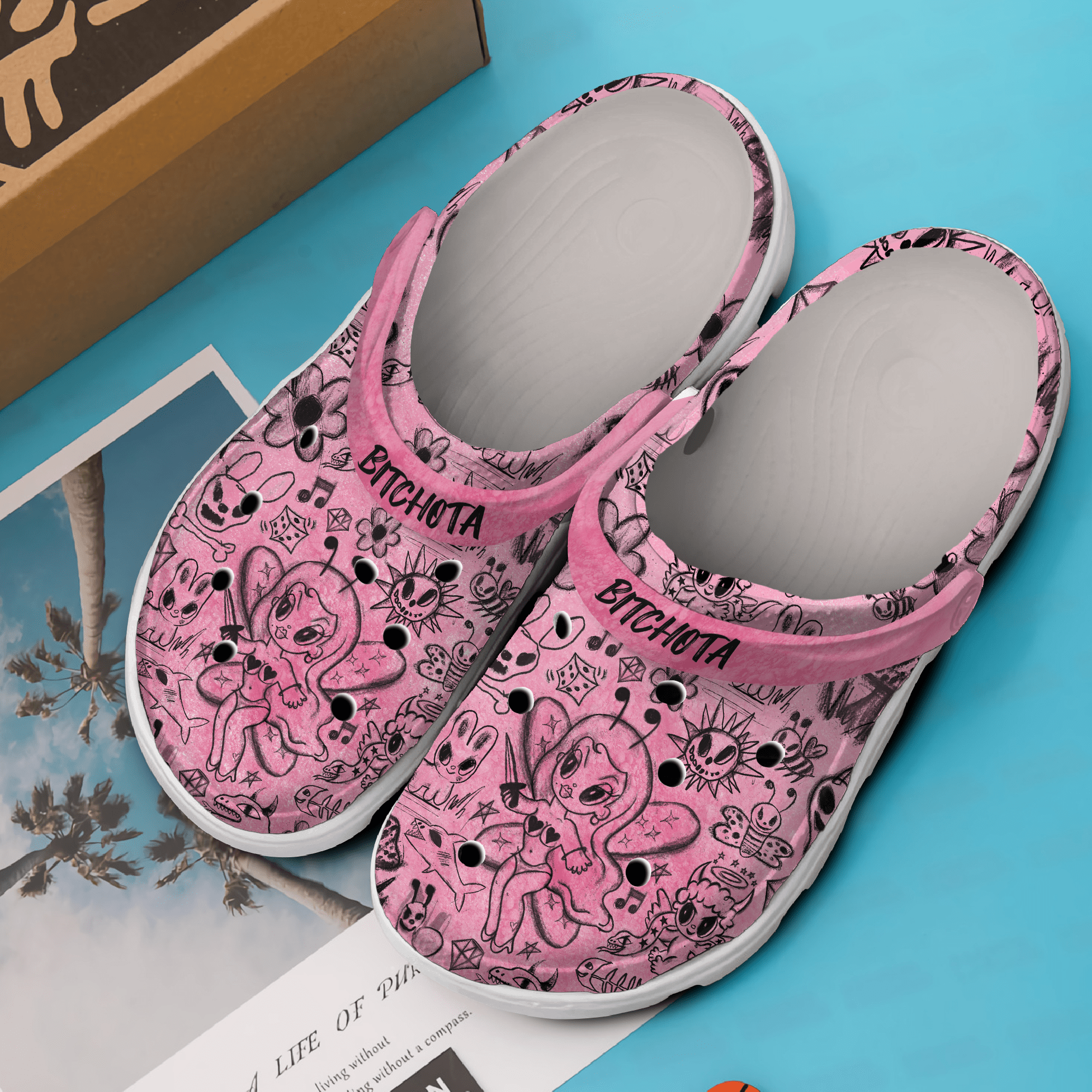 Merchidea Karol G Music Crocs Crocband Clogs Shoes Comfortable For Men Women and Kids