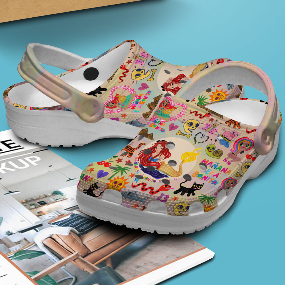 Merchidea Karol G Music Crocs Crocband Clogs Shoes Comfortable For Men Women and Kids