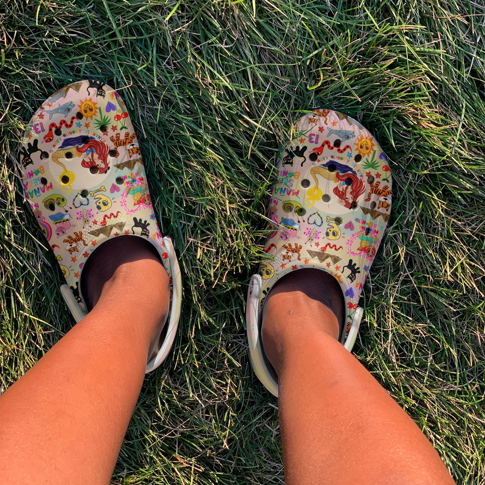 Merchidea Karol G Music Crocs Crocband Clogs Shoes Comfortable For Men Women and Kids