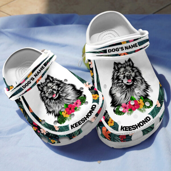 Merchidea Keeshond Dog Crocs Crocband Clogs Shoes Comfortable For Men Women and Kids