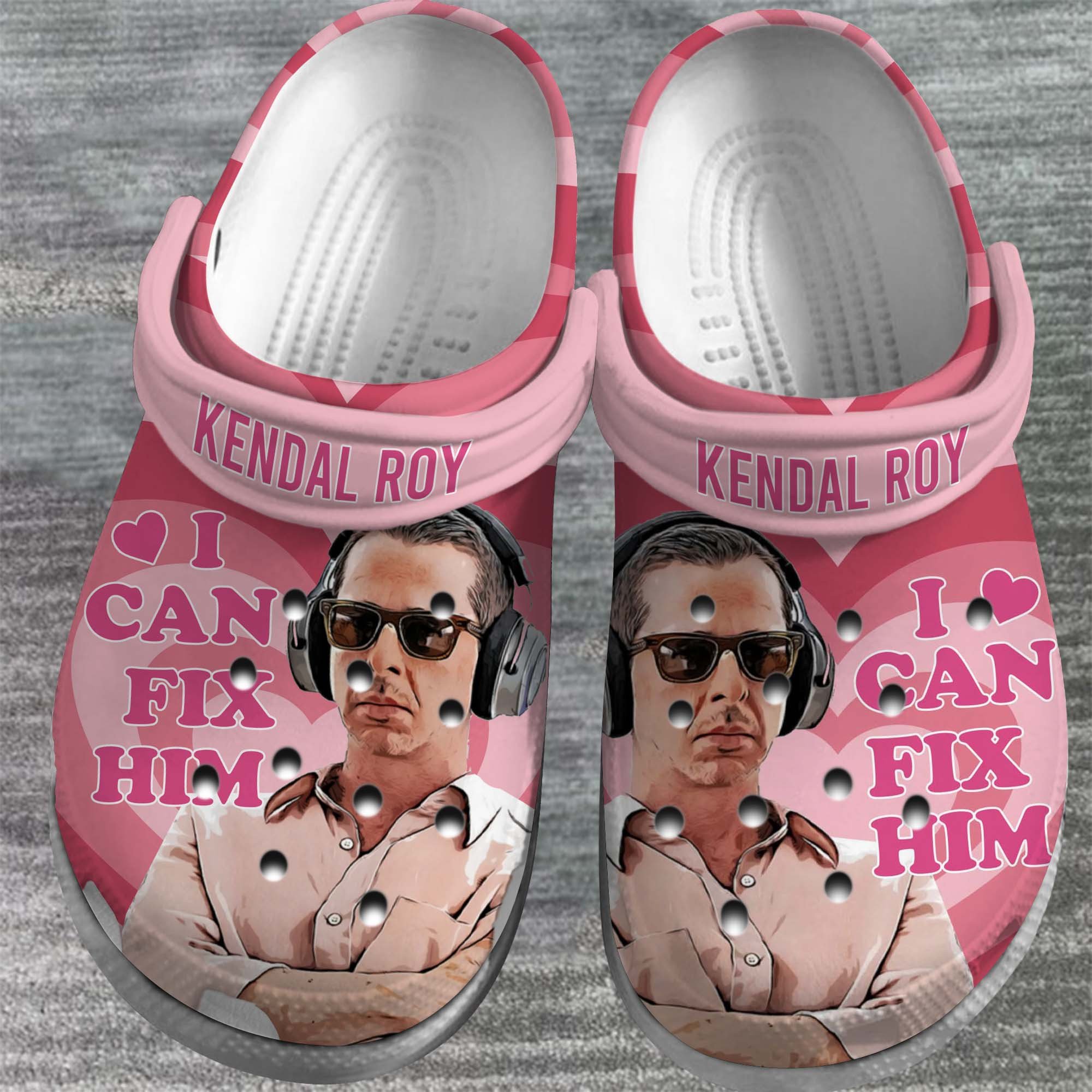 Merchidea Kendall Roy Actor Movie Crocs Crocband Clogs Shoes Comfortable For Men Women and Kids