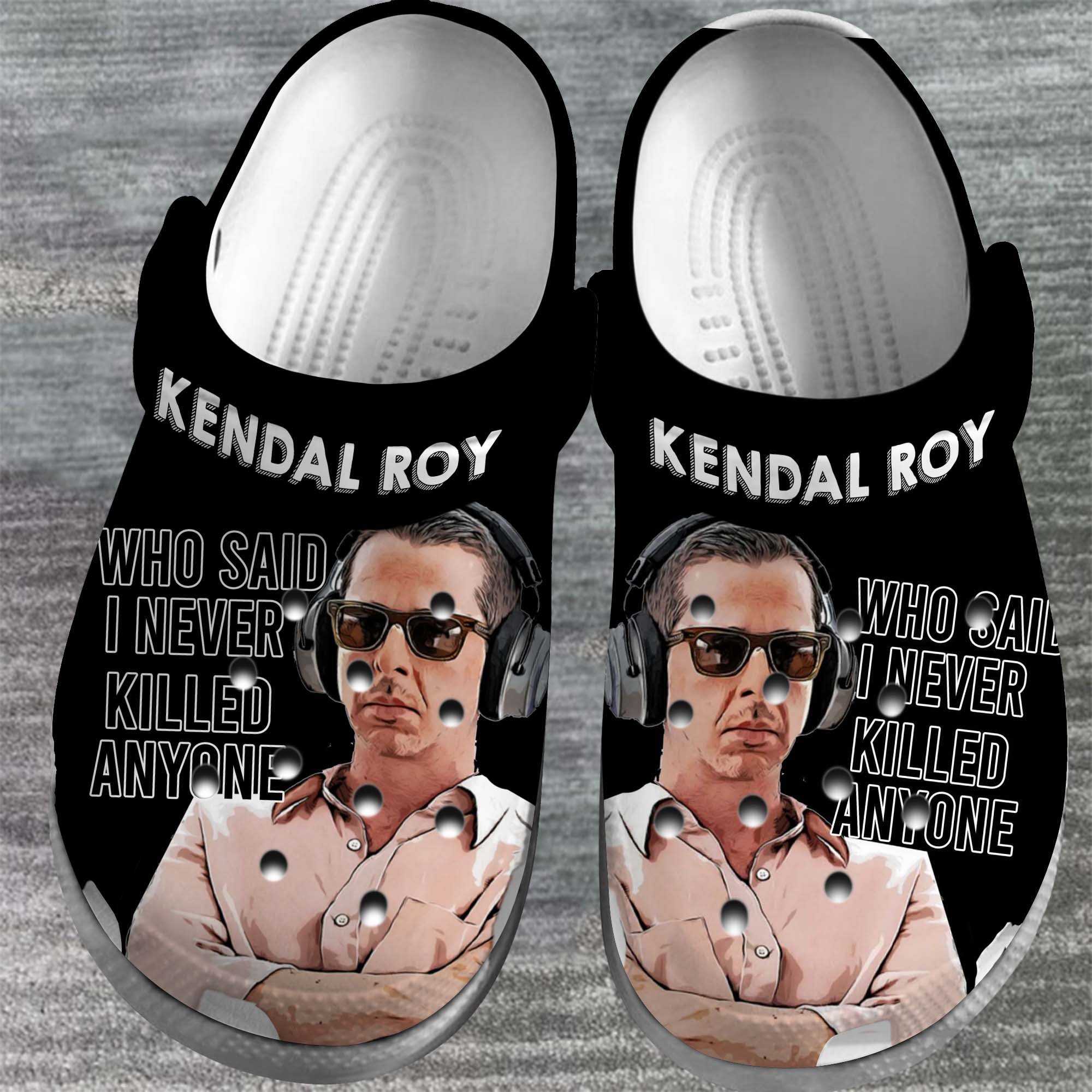 Merchidea Kendall Roy Actor Movie Crocs Crocband Clogs Shoes Comfortable For Men Women and Kids
