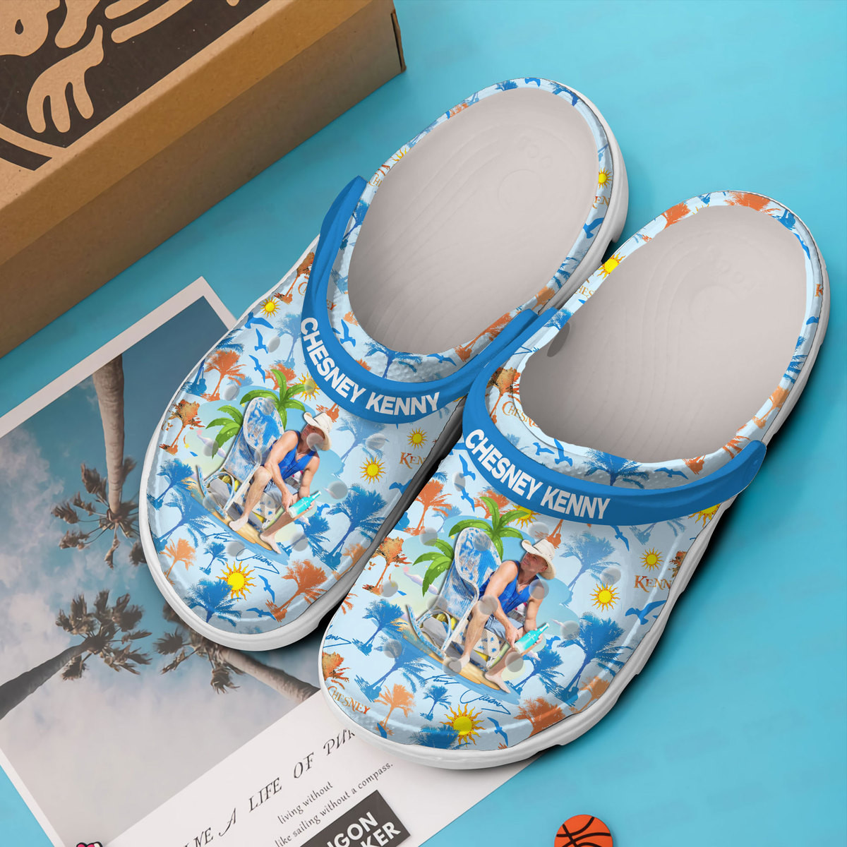 Merchidea Kenny Chesney Music Crocs Crocband Clogs Shoes Comfortable For Men Women and Kids