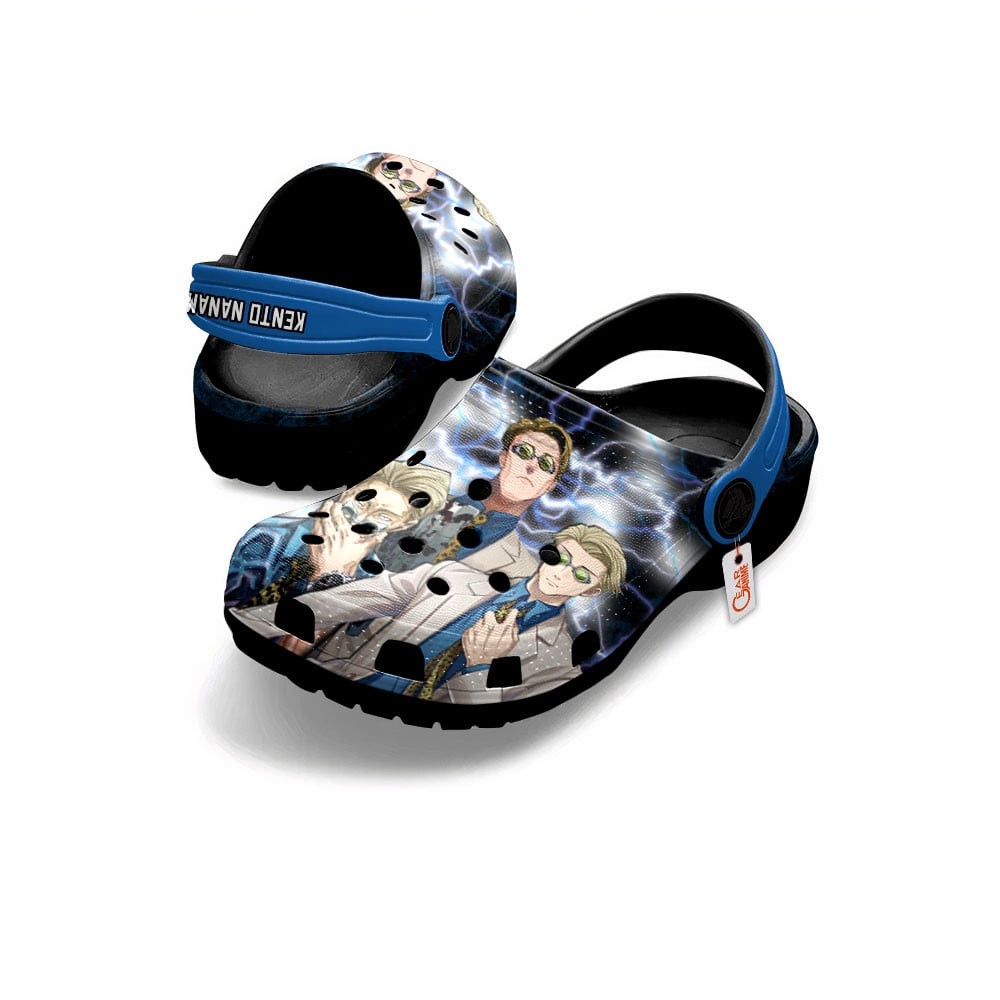 Merchidea Kento Nanami Jujutsu Kaisen Anime Crocs Crocband Clogs Shoes Comfortable For Men Women and Kids