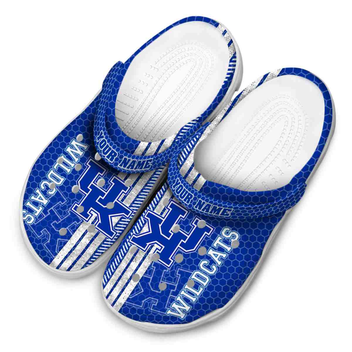 Merchidea Kentucky Wildcats NCAA Sport Crocs Crocband Clogs Shoes Comfortable For Men Women and Kids