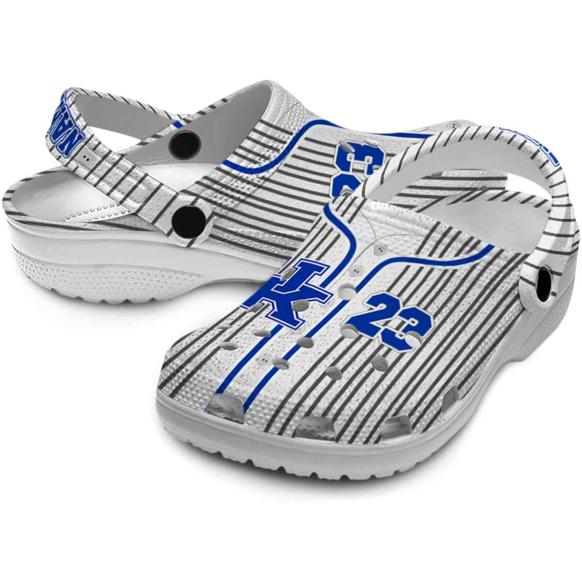 Merchidea Kentucky Wildcats NCAA Sport Crocs Crocband Clogs Shoes Comfortable For Men Women and Kids