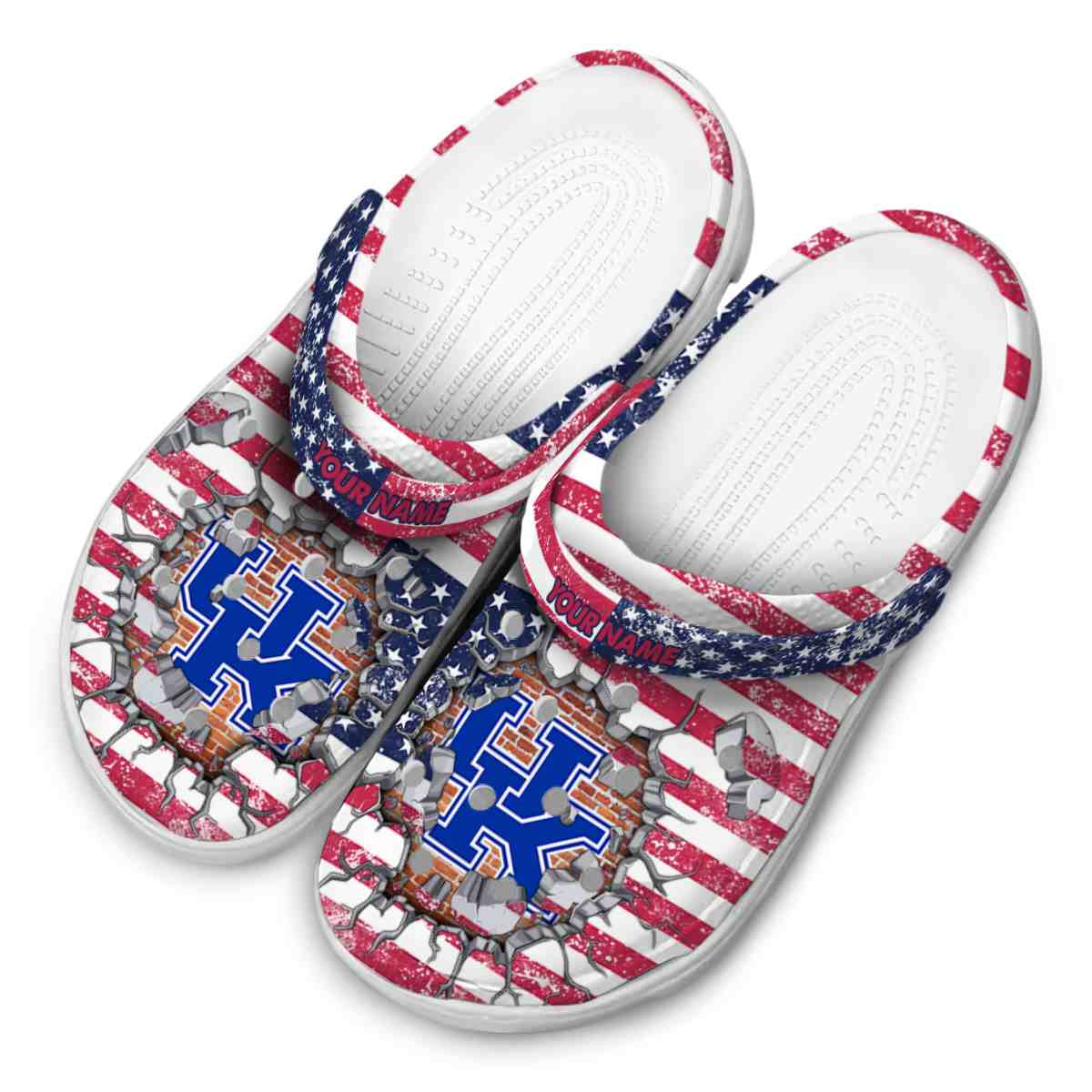 Merchidea Kentucky Wildcats NCAA Sport Crocs Crocband Clogs Shoes Comfortable For Men Women and Kids