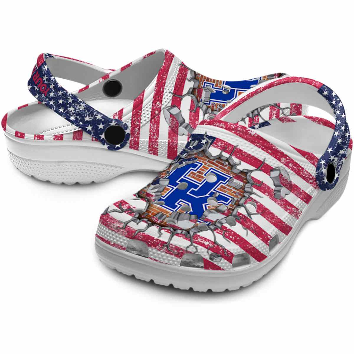 Merchidea Kentucky Wildcats NCAA Sport Crocs Crocband Clogs Shoes Comfortable For Men Women and Kids
