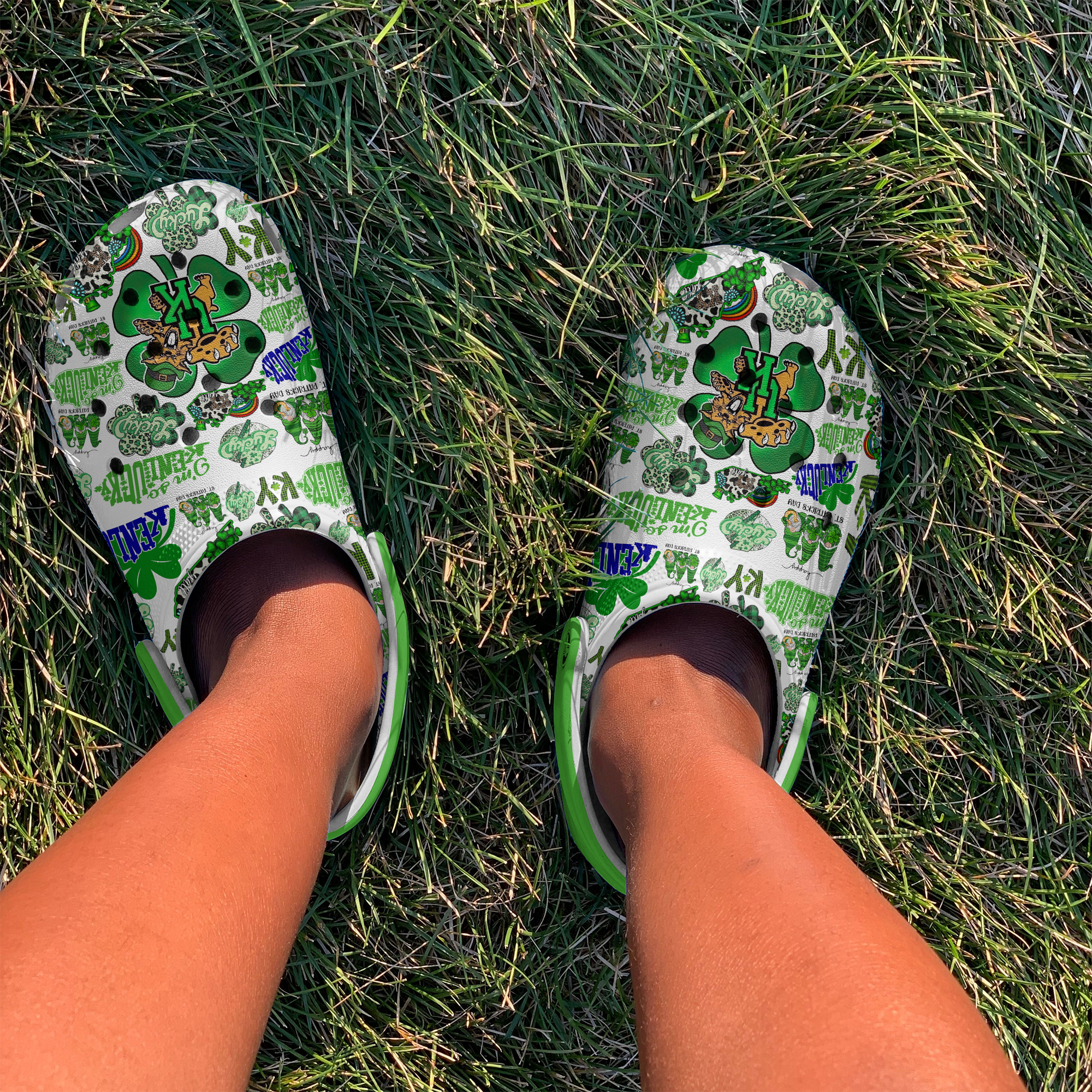 Merchidea Kentucky Wildcats NCAA Sport Crocs Crocband Clogs Shoes Comfortable For Men Women and Kids