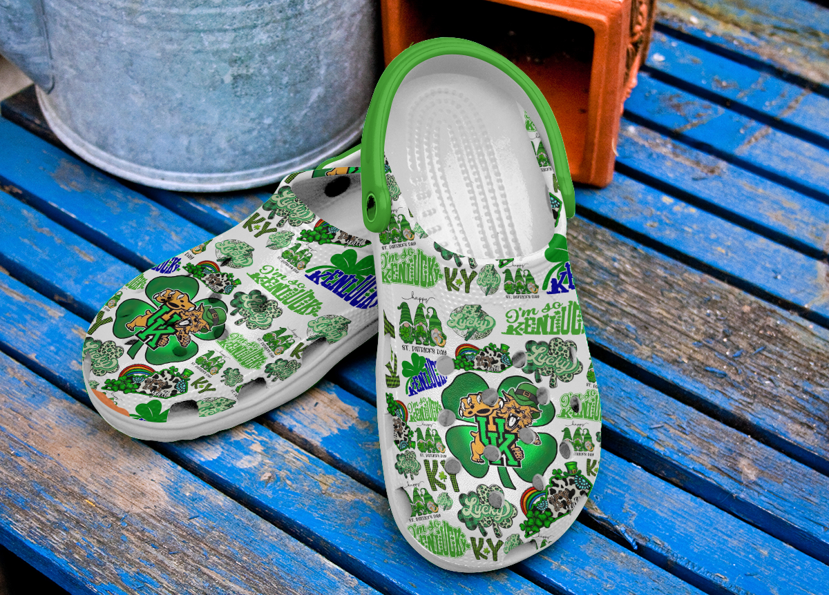 Merchidea Kentucky Wildcats NCAA Sport Crocs Crocband Clogs Shoes Comfortable For Men Women and Kids