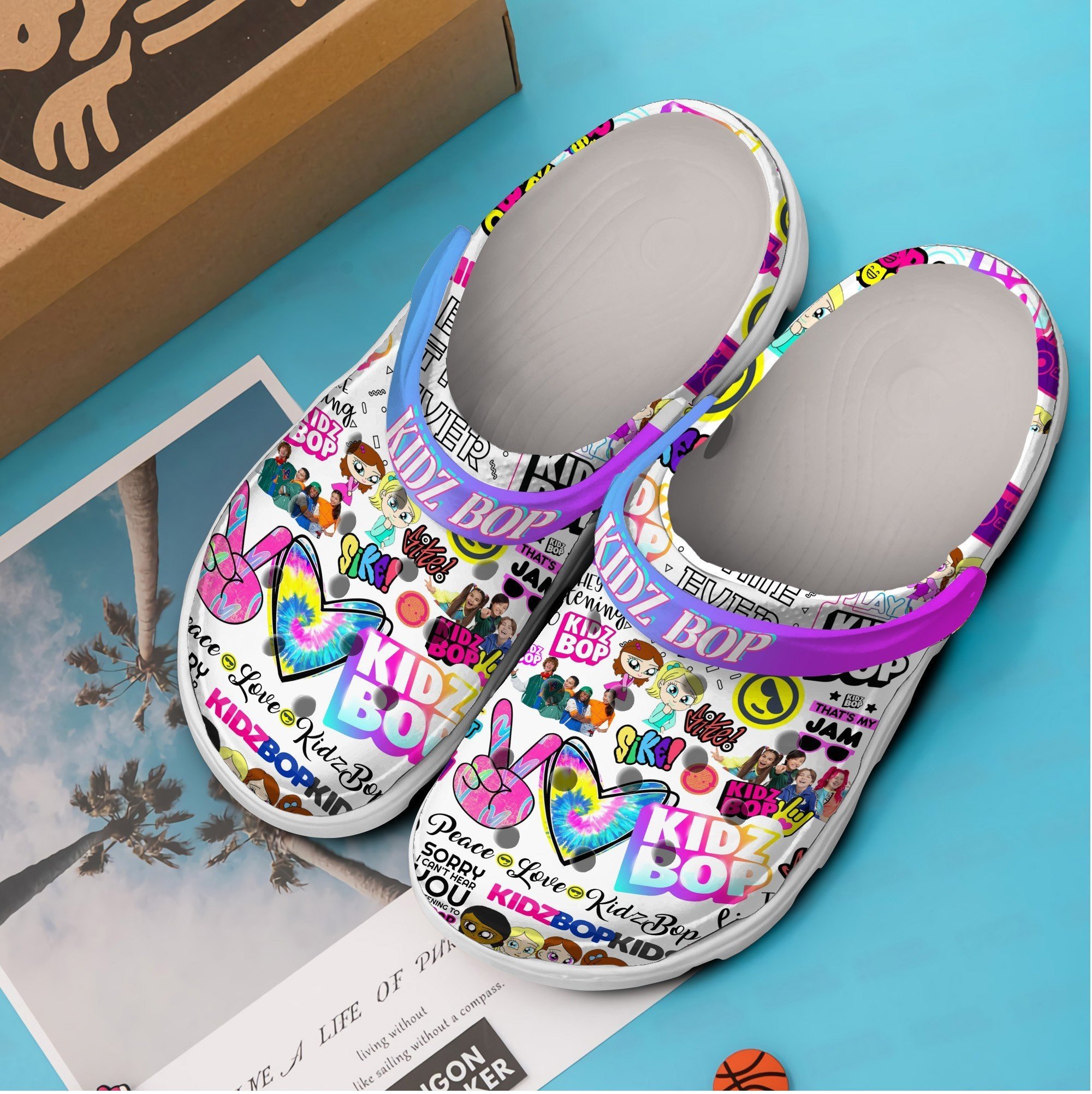 Merchidea KIDZ BOP Music Crocs Crocband Clogs Shoes Comfortable For Men Women and Kids