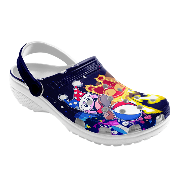 Merchidea Kirby Game Crocs Crocband Clogs Shoes Comfortable For Men Women and Kids