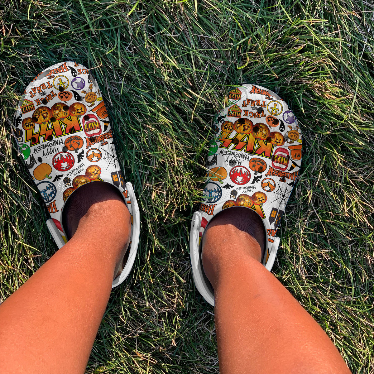 Merchidea Kiss Music Crocs Crocband Clogs Shoes Comfortable For Men Women and Kids