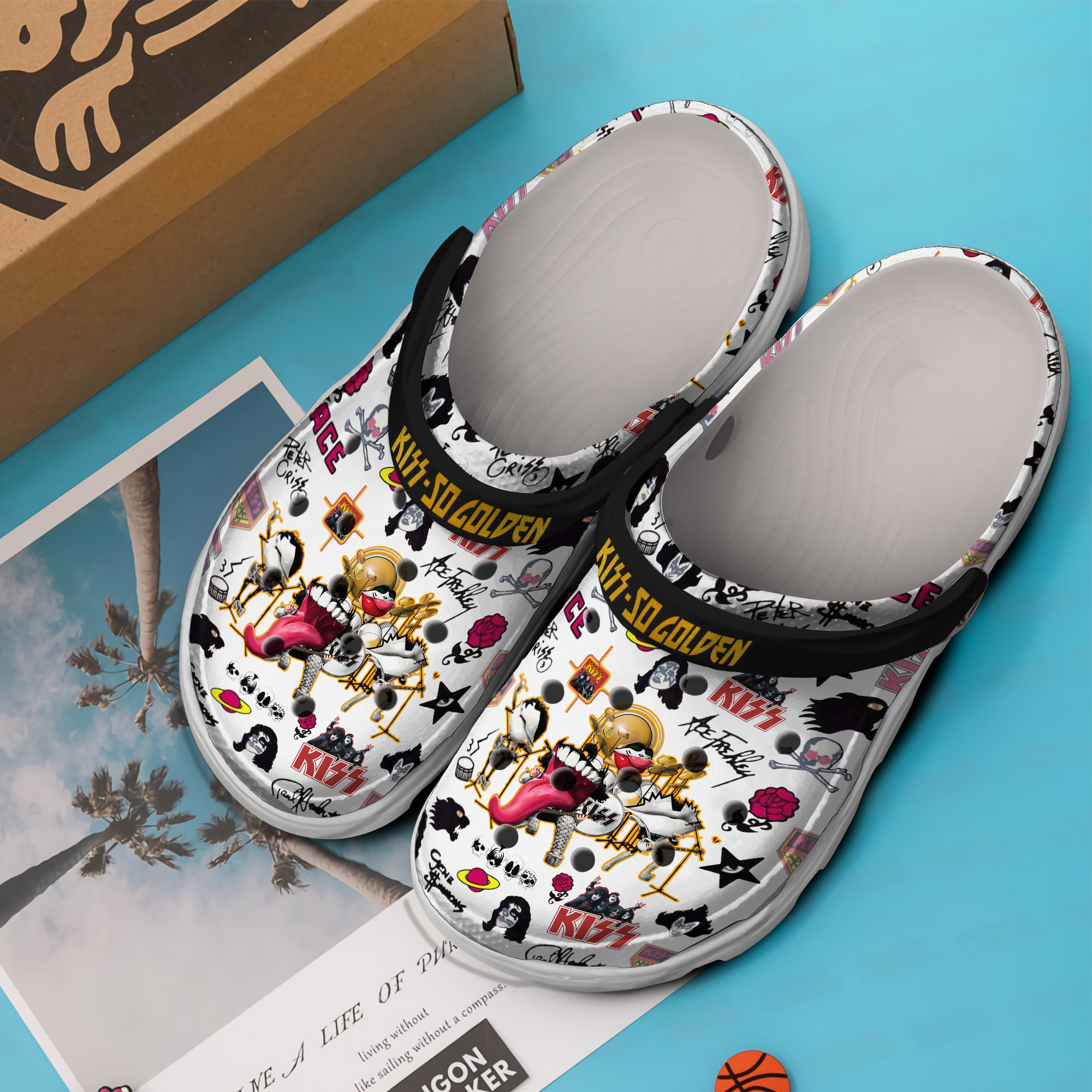 Merchidea Kizz Music Crocs Crocband Clogs Shoes Comfortable For Men Women and Kids