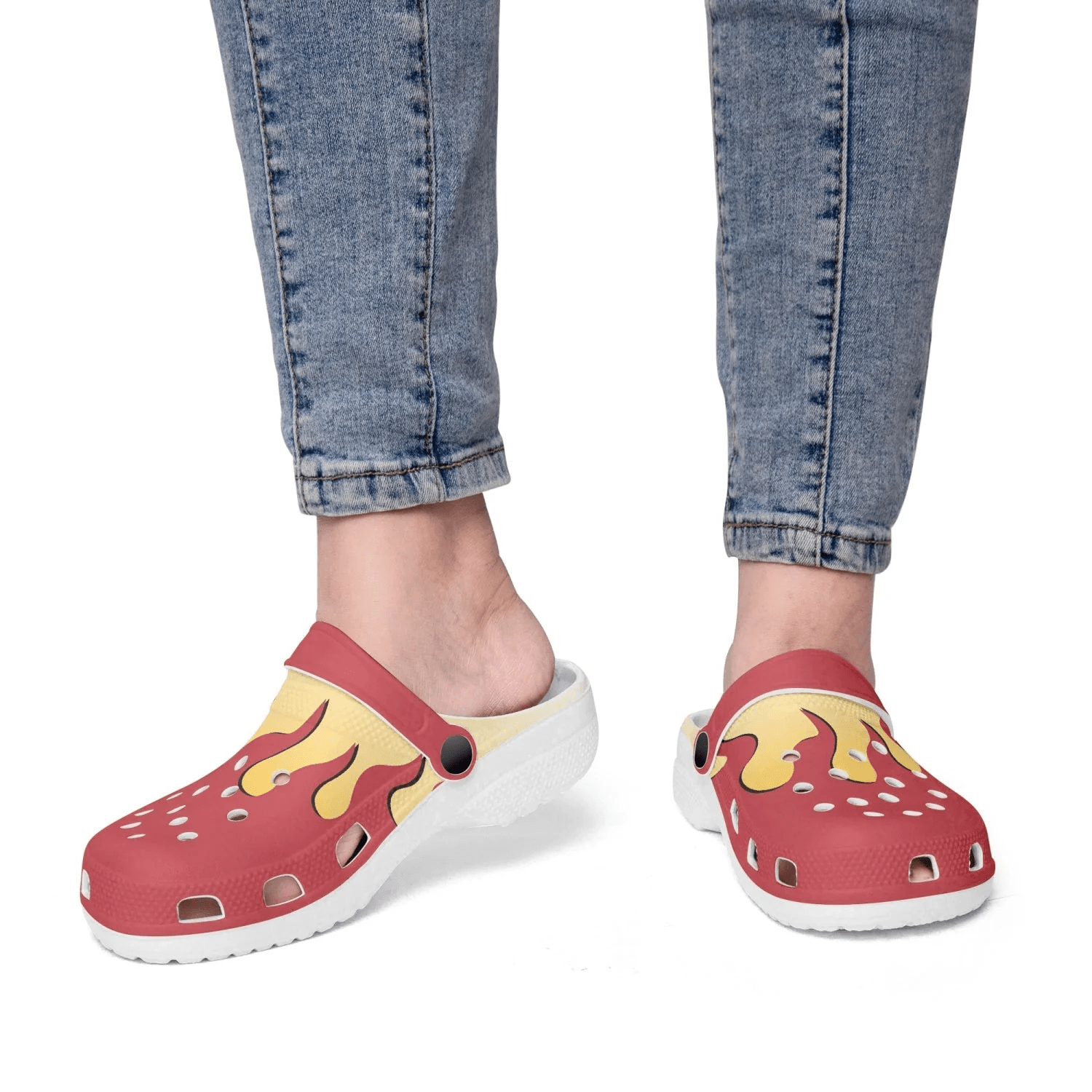 Merchidea Kyojuro Demon Slayer Custom Clogs