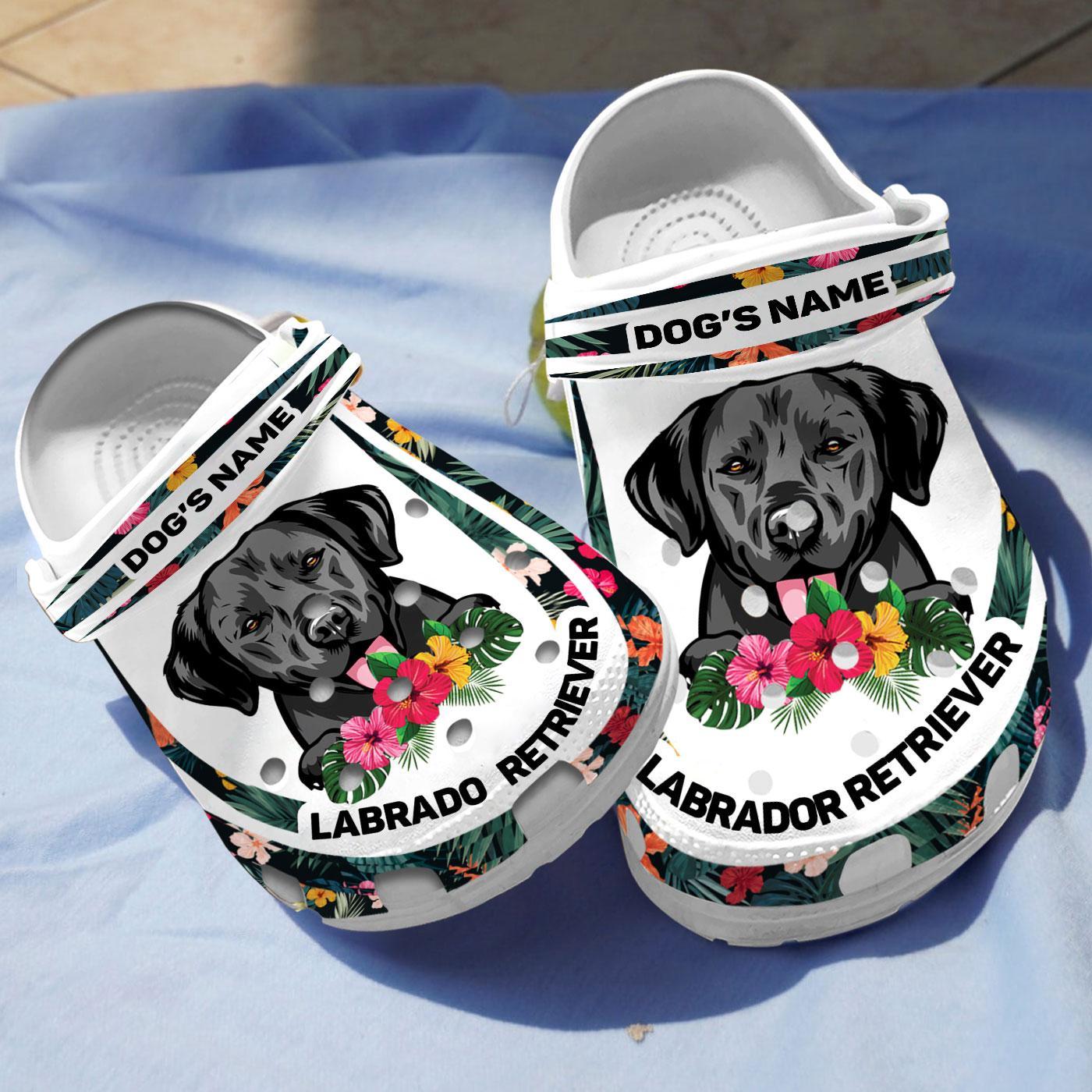 Merchidea Labrador Retriever Dog Crocs Crocband Clogs Shoes Comfortable For Men Women and Kids