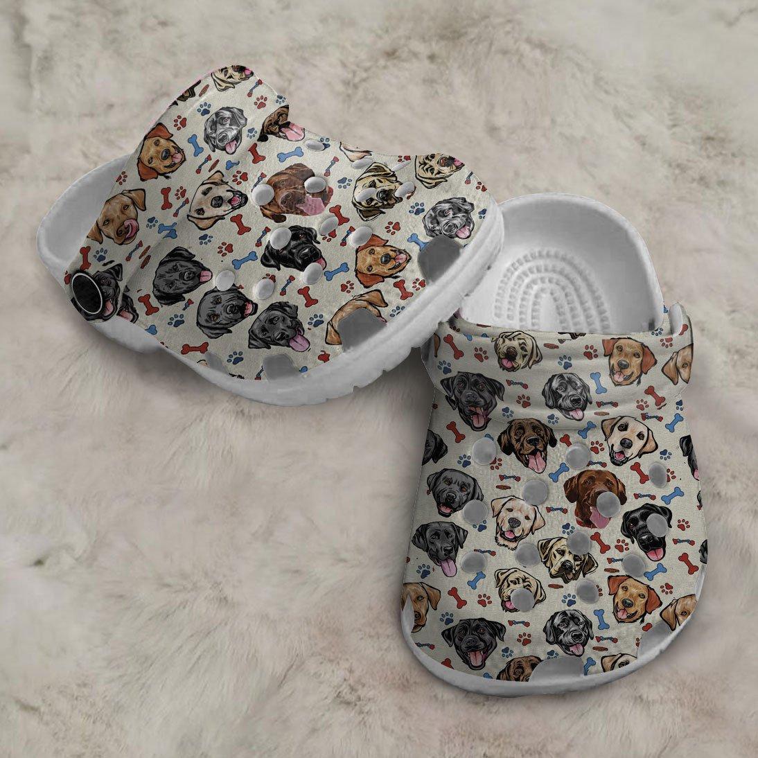 Merchidea Labrador Retriever Dog Crocs Crocband Clogs Shoes Comfortable For Men Women and Kids