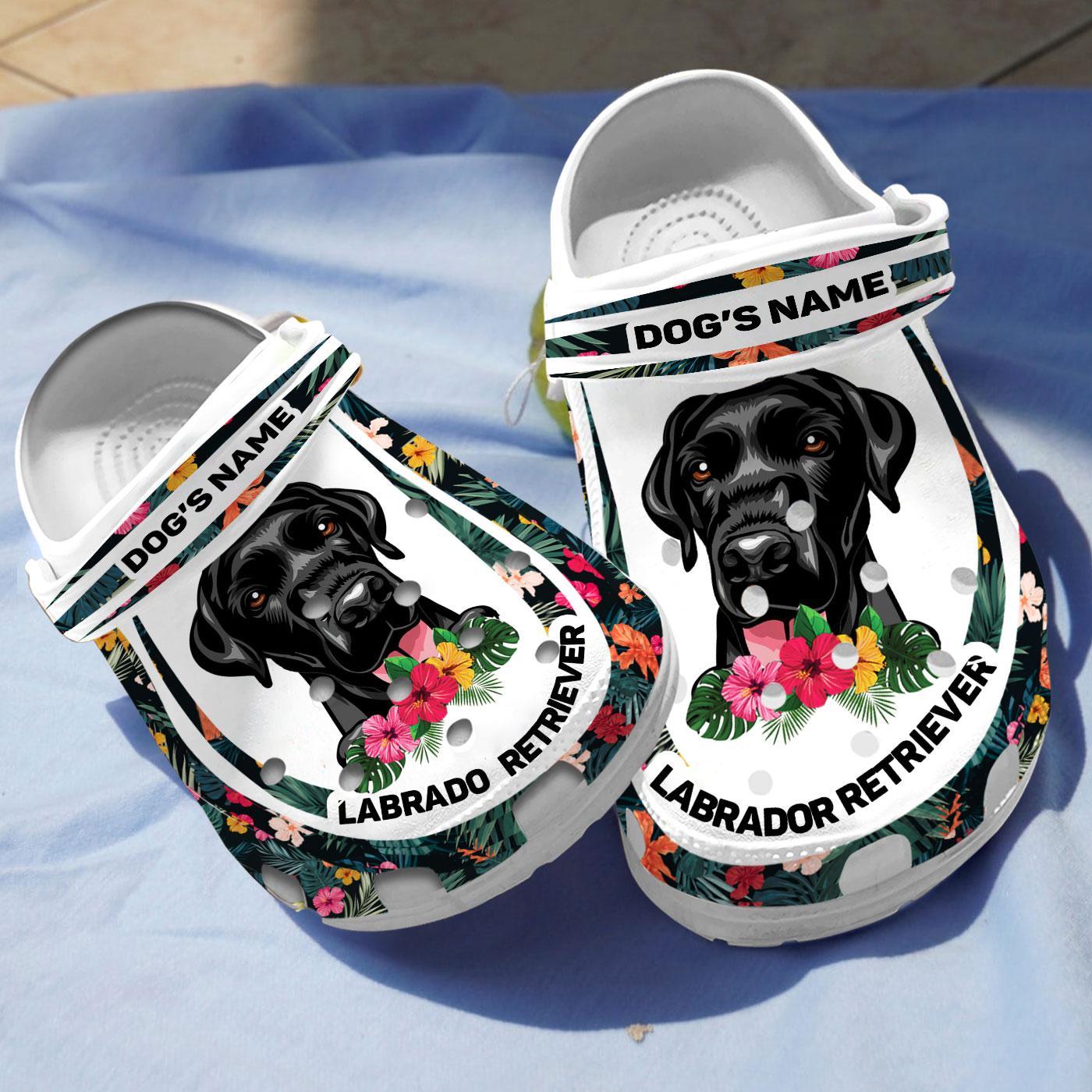 Merchidea Labrador Retriever Dog Crocs Crocband Clogs Shoes Comfortable For Men Women and Kids