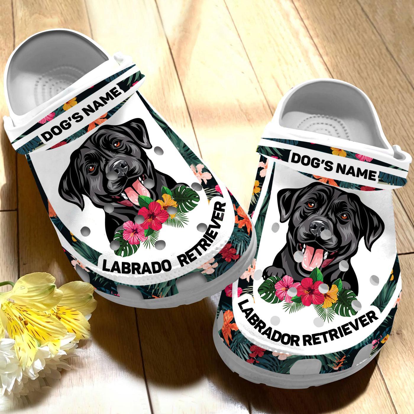 Merchidea Labrador Retriever Dog Crocs Crocband Clogs Shoes Comfortable For Men Women and Kids