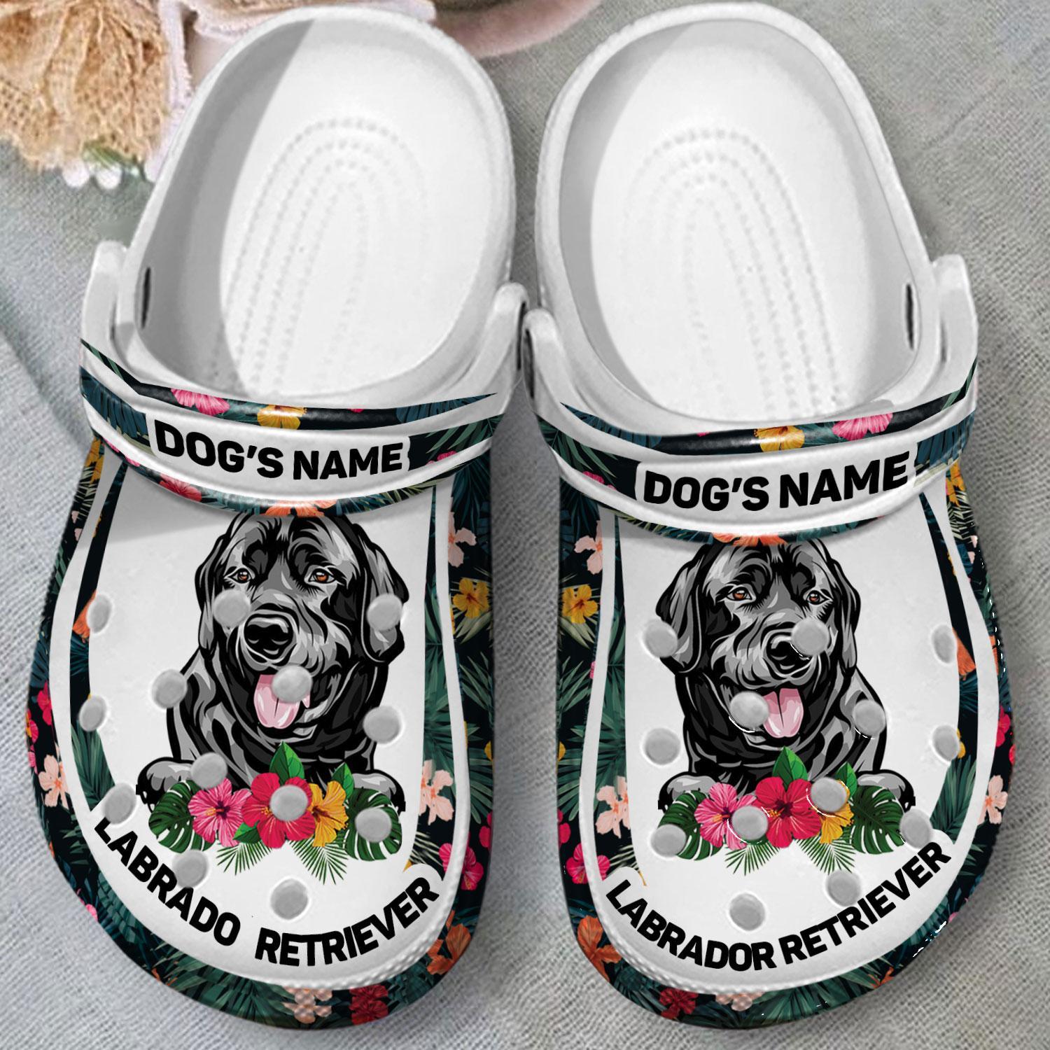 Merchidea Labrador Retriever Dog Crocs Crocband Clogs Shoes Comfortable For Men Women and Kids