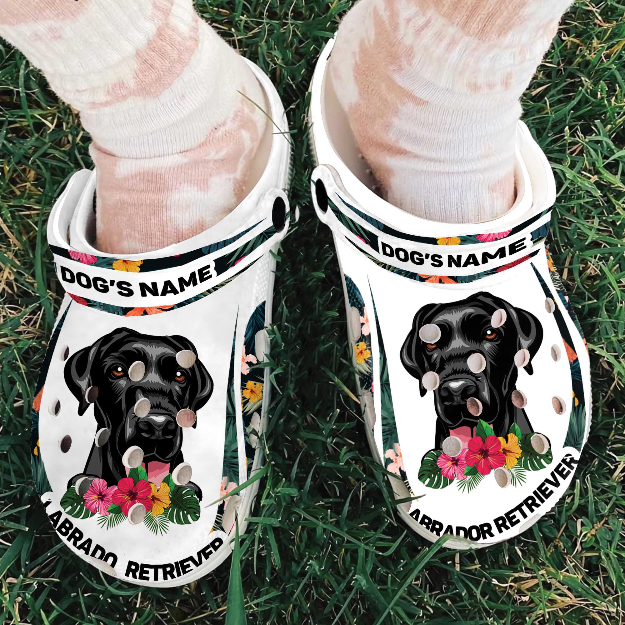 Merchidea Labrador Retriever Dog Crocs Crocband Clogs Shoes Comfortable For Men Women and Kids