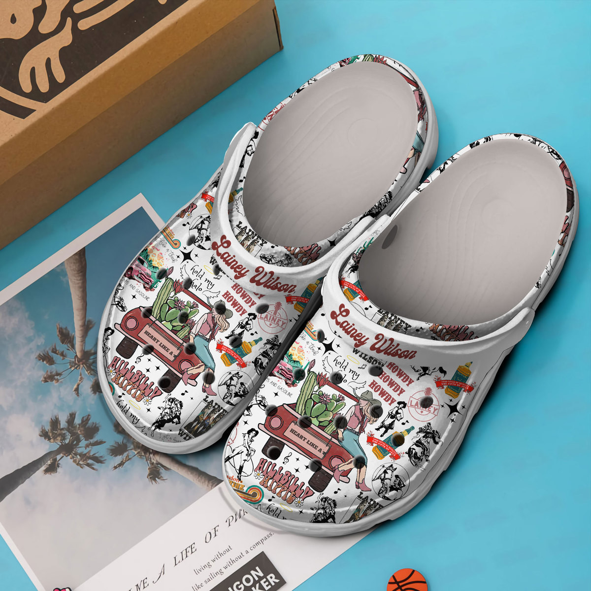 Merchidea Lainey Wilson Music Crocs Crocband Clogs Shoes Comfortable For Men Women and Kids