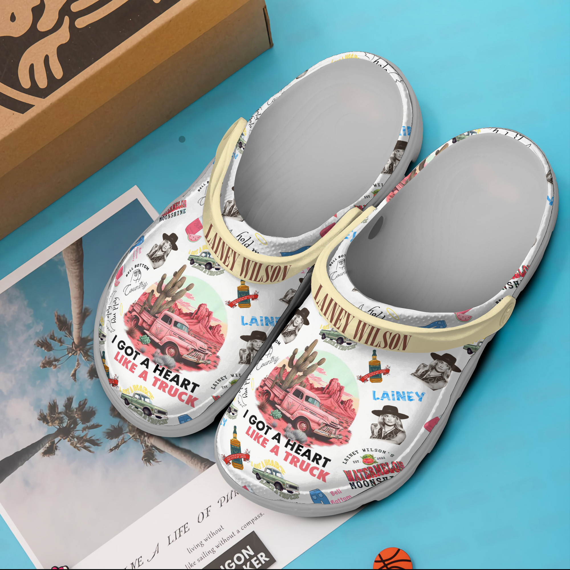 Merchidea Lainey Wilson Music Crocs Crocband Clogs Shoes Comfortable For Men Women and Kids