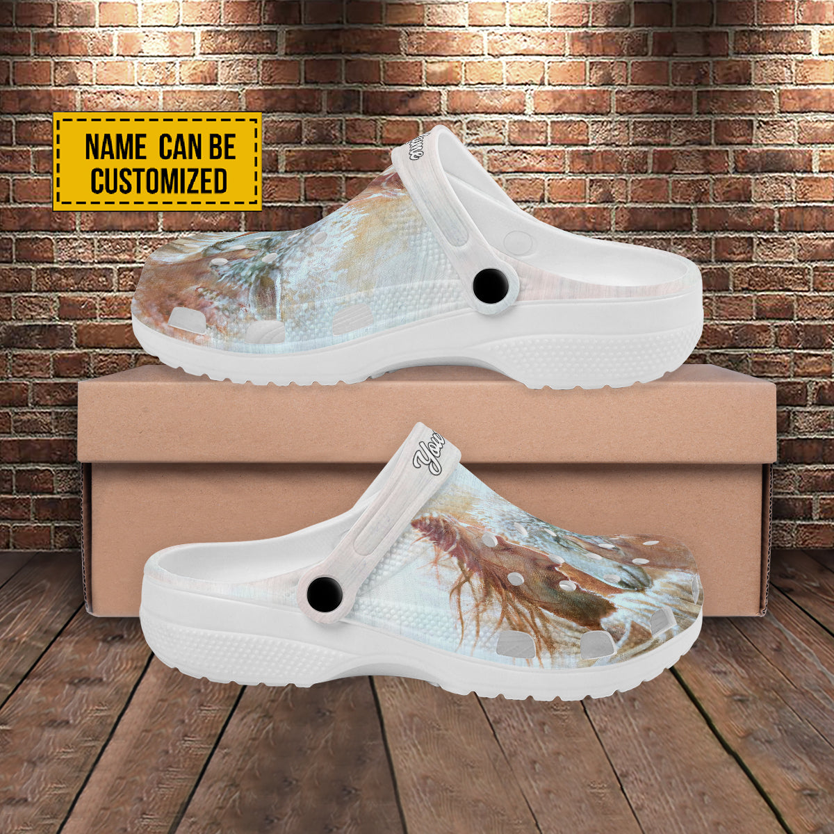 Merchidea Lamd Of God Jesus Art Print Crocs Crocband Clogs Shoes Comfortable For Men Women and Kids Gift For Jesus Lovers