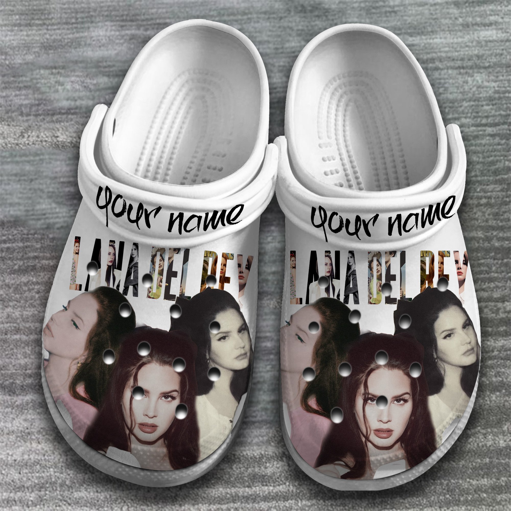Merchidea Lana Del Rey Lana Del Ray Music Crocs Crocband Clogs Shoes Comfortable For Men Women and Kids