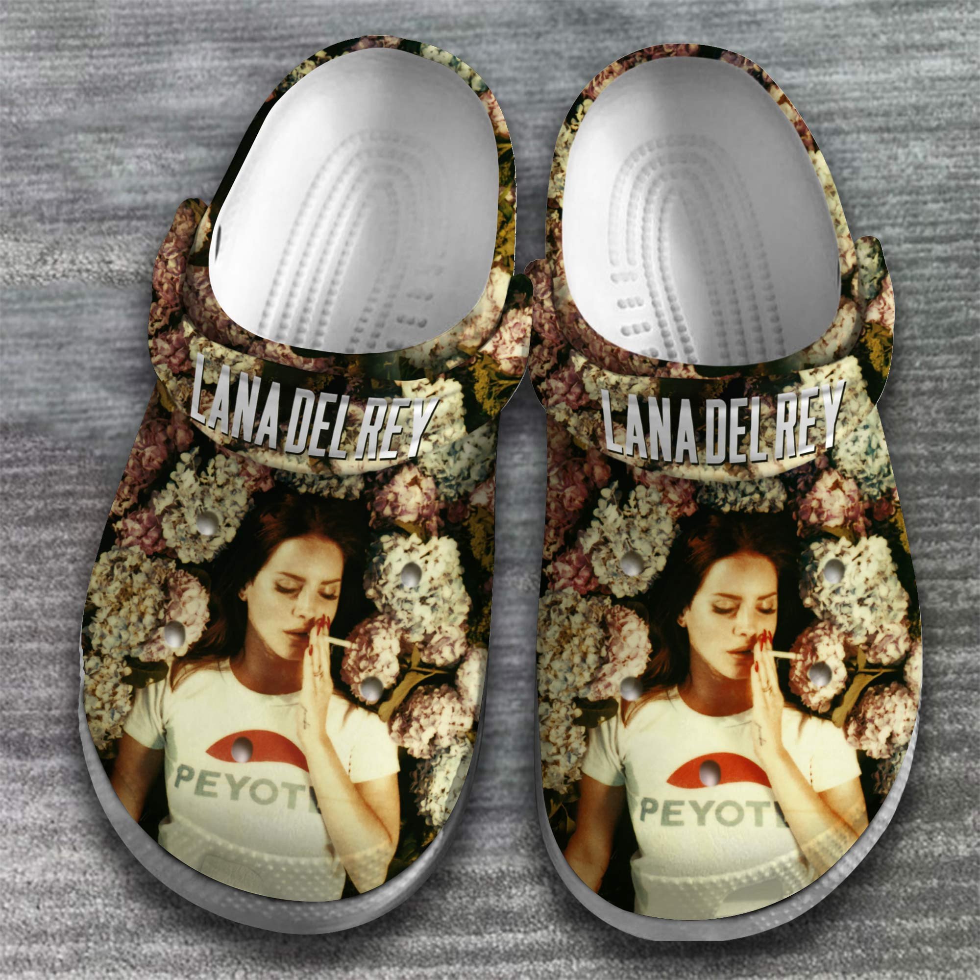 Merchidea Lana Del Rey Lana Del Ray Music Crocs Crocband Clogs Shoes Comfortable For Men Women and Kids