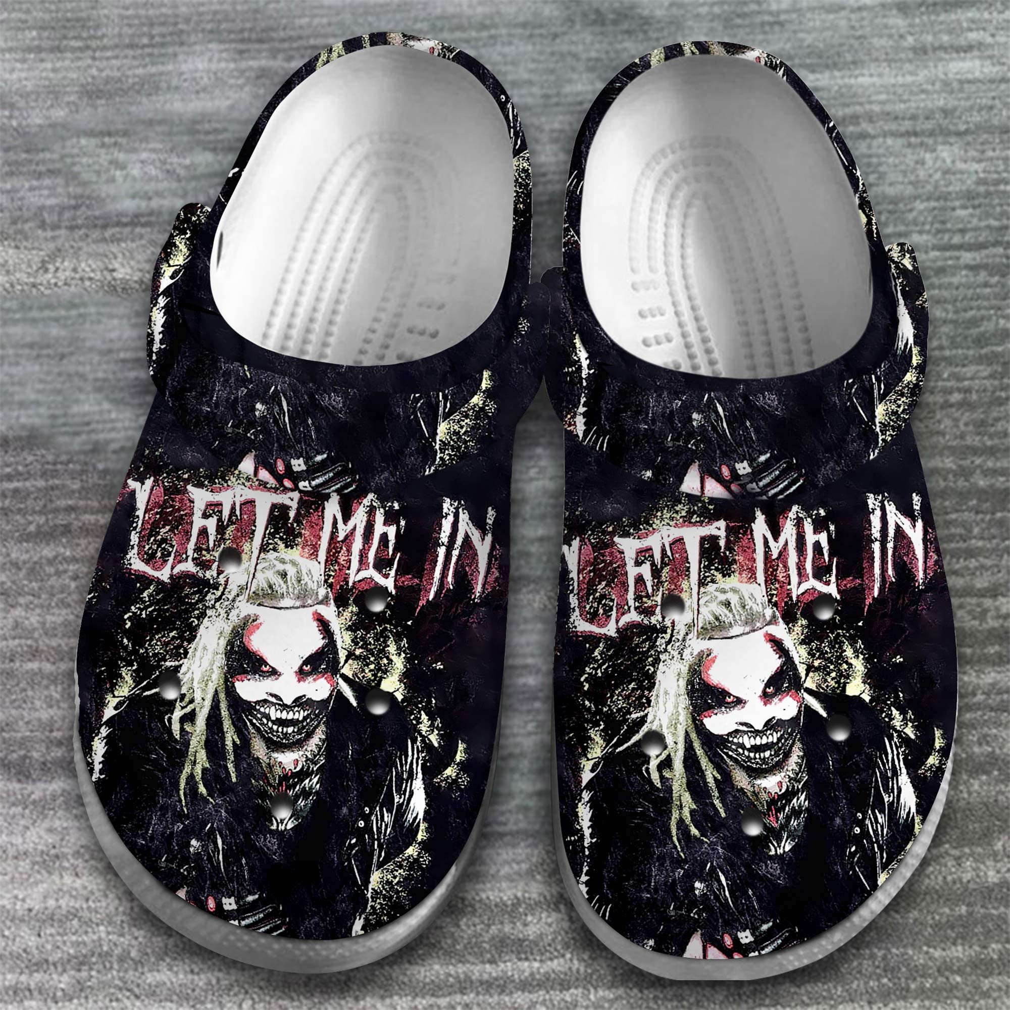 Merchidea Let Me In Movie Crocs Crocband Clogs Shoes Comfortable For Men Women and Kids