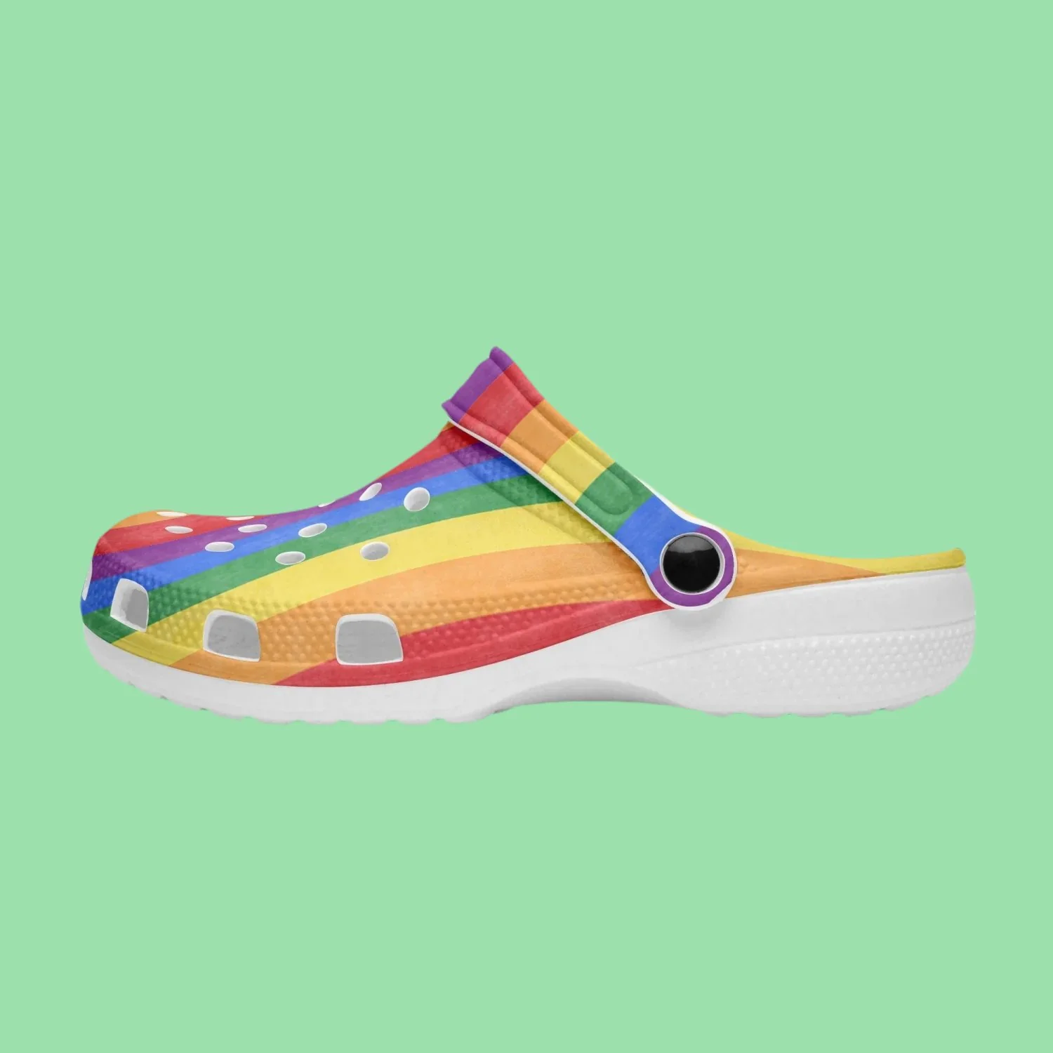Merchidea LGBT Pride Month Crocs Crocband Clogs Shoes Custom Name For Men Women and Kids