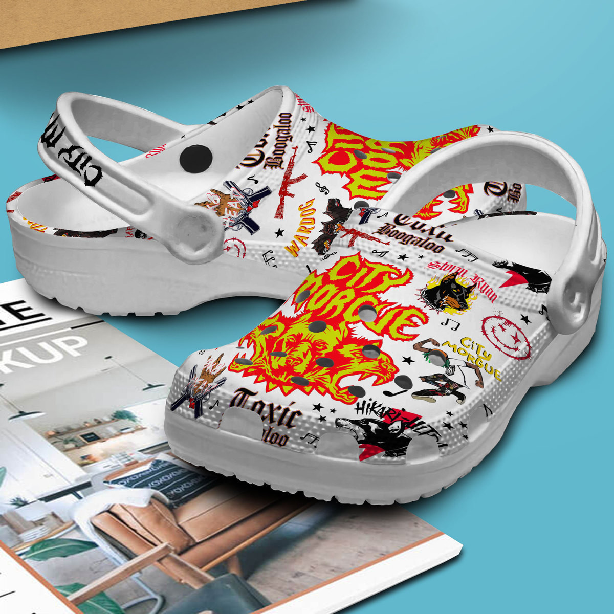 Merchidea Lil Uzi Vert Music Crocs Crocband Clogs Shoes Comfortable For Men Women and Kids