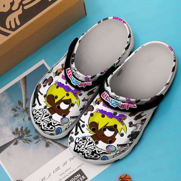Merchidea Lil Uzi Vert Music Crocs Crocband Clogs Shoes Comfortable For Men Women and Kids